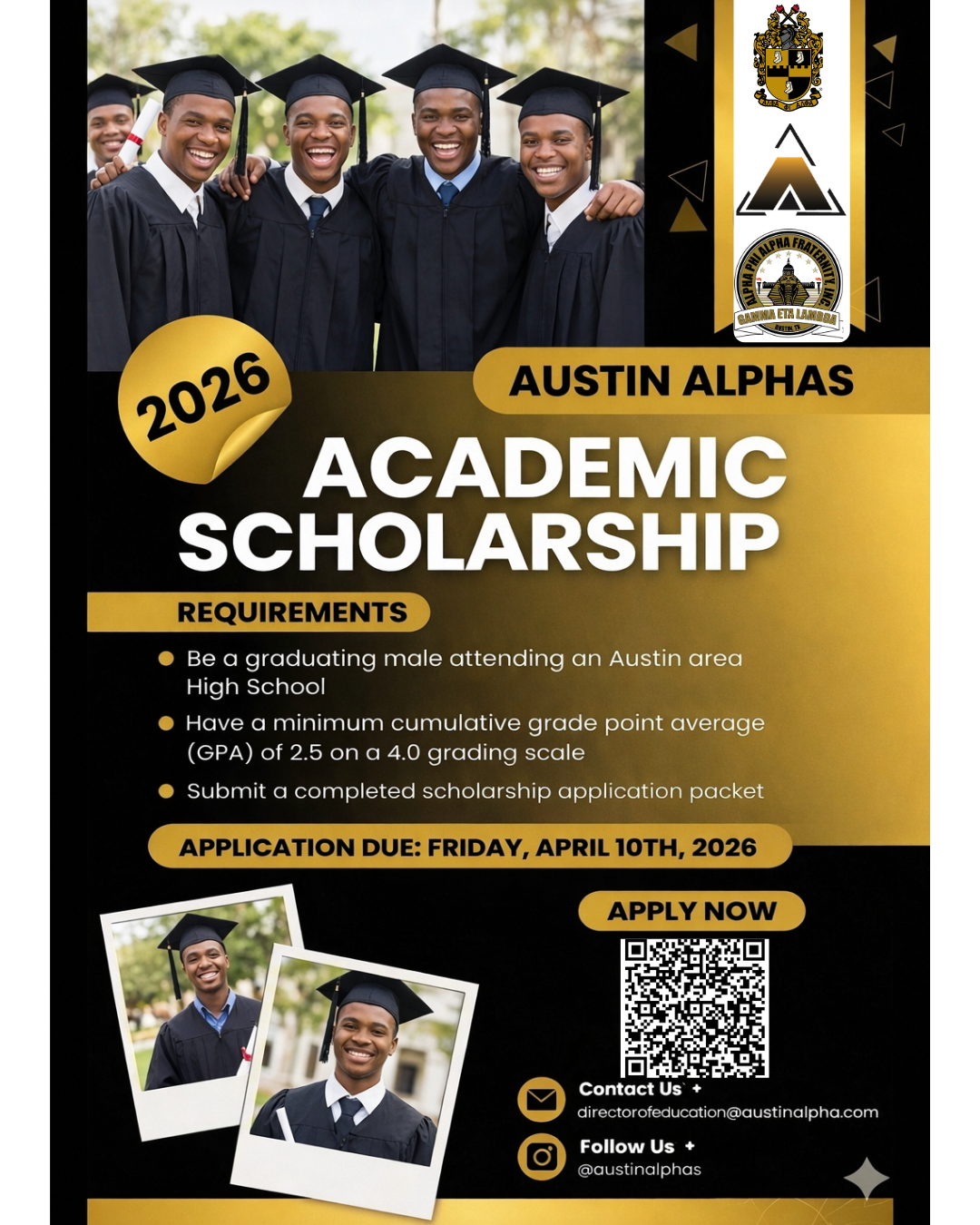 Campaign cover image for Austin Alpha '26 Academic Scholarship