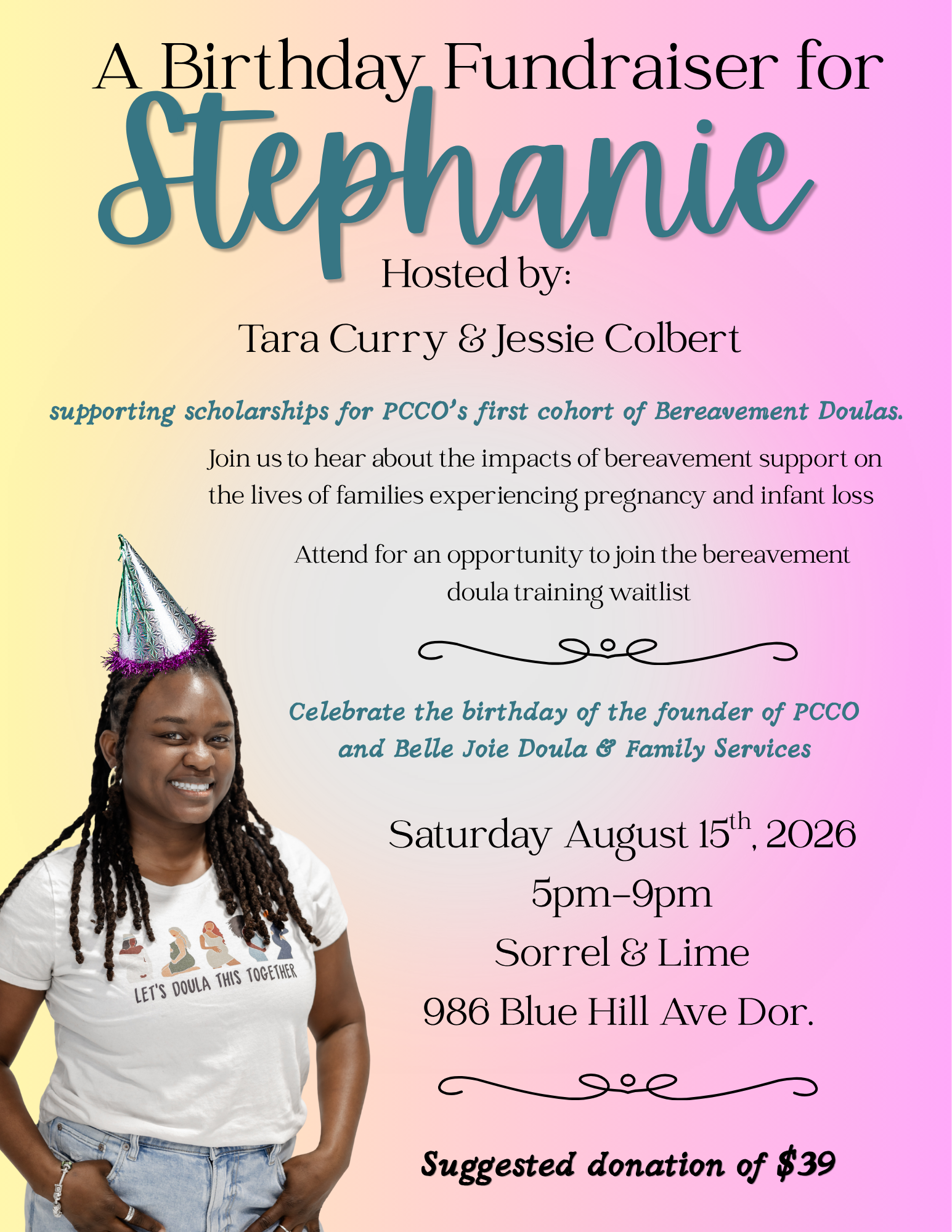 Campaign cover image for Stephanie's Birthday Fundraiser