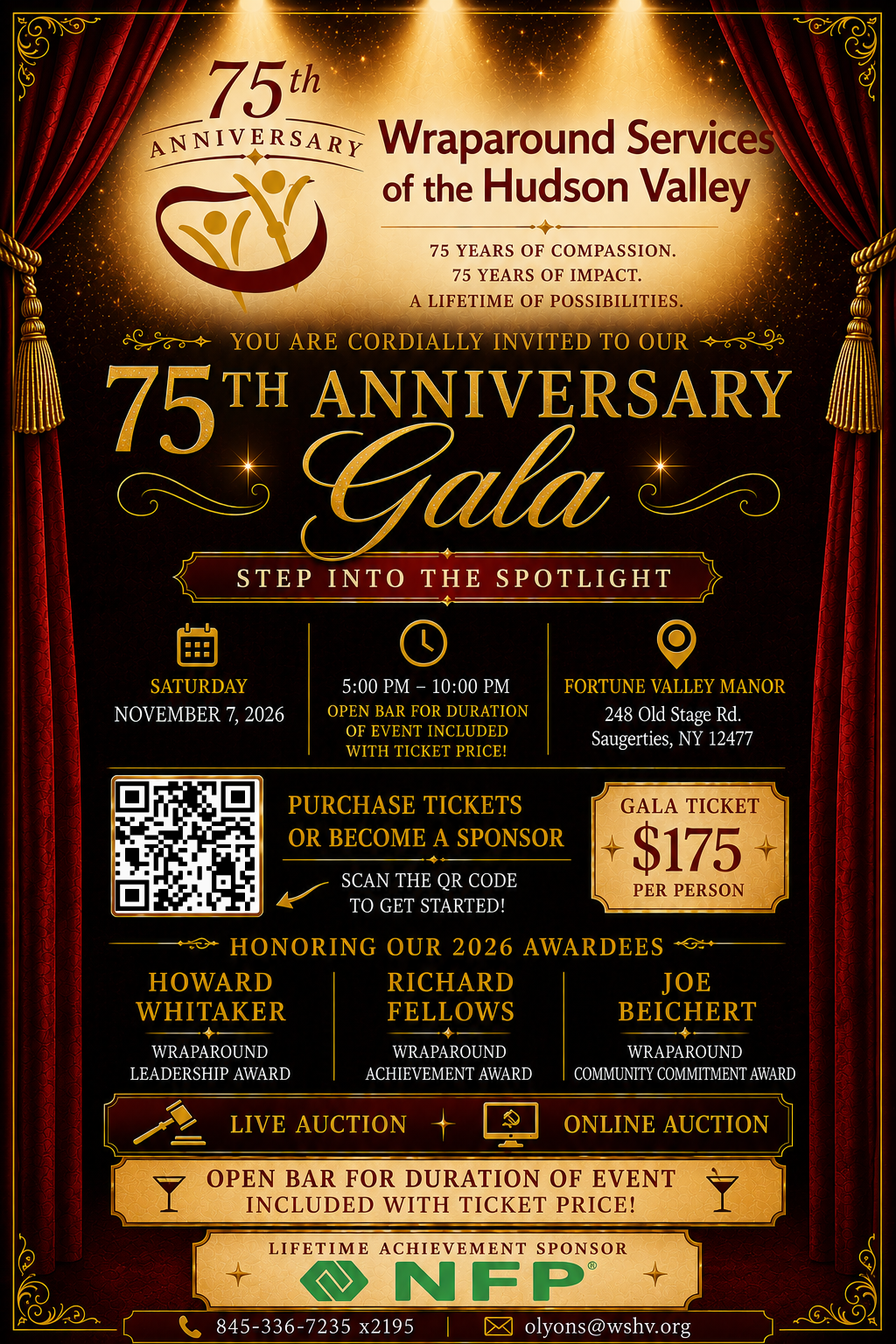 Auction – Wraparound Services of the Hudson Valley's 75th Anniversary Gala