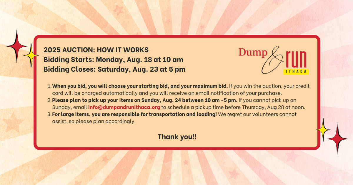 Campaign cover image for 2025 Dump & Run Auction