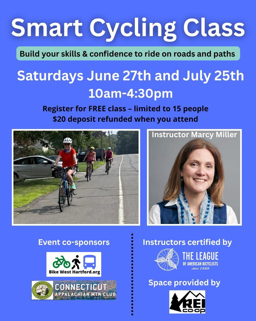 Campaign cover image for Register for June 27th Smart Cycling Class