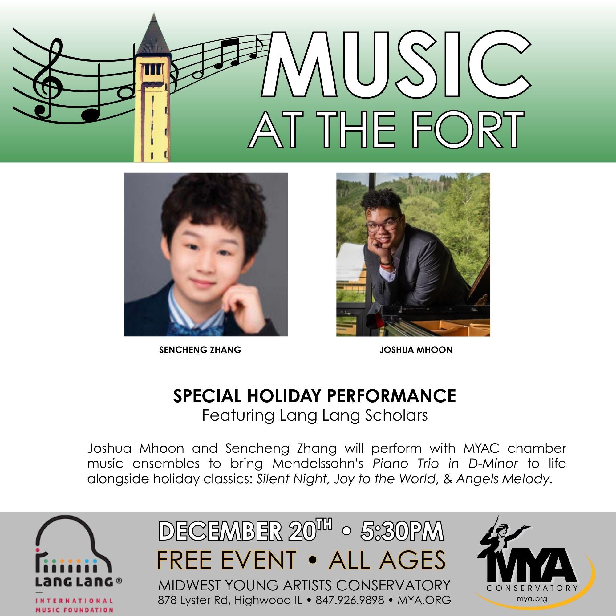Campaign cover image for December 20 Music at the Fort