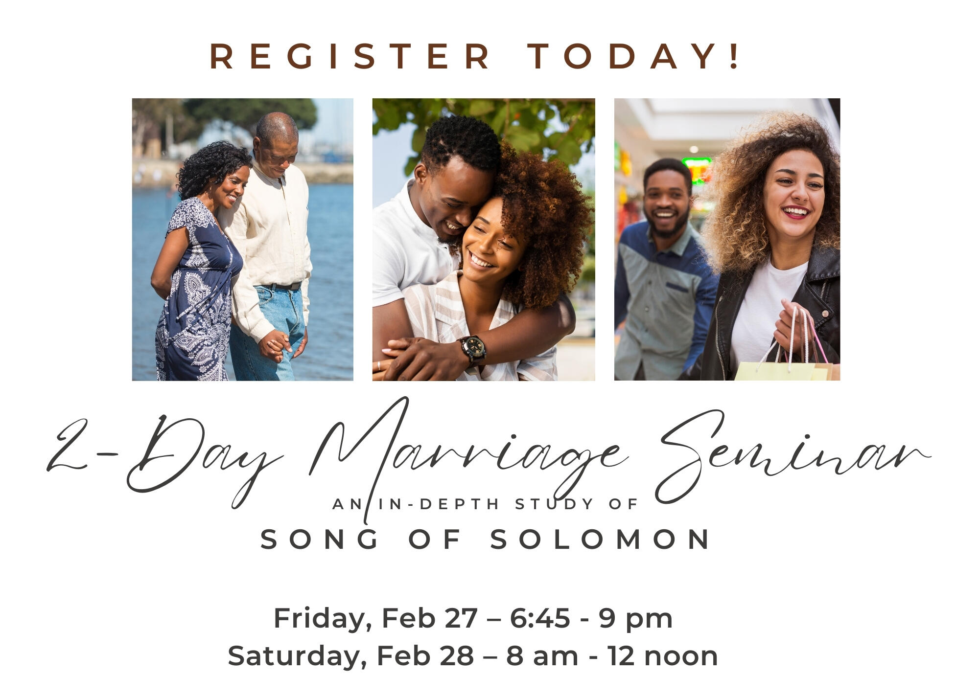 Campaign cover image for 2-Day Marriage Seminar | Feb 27-28, 2026