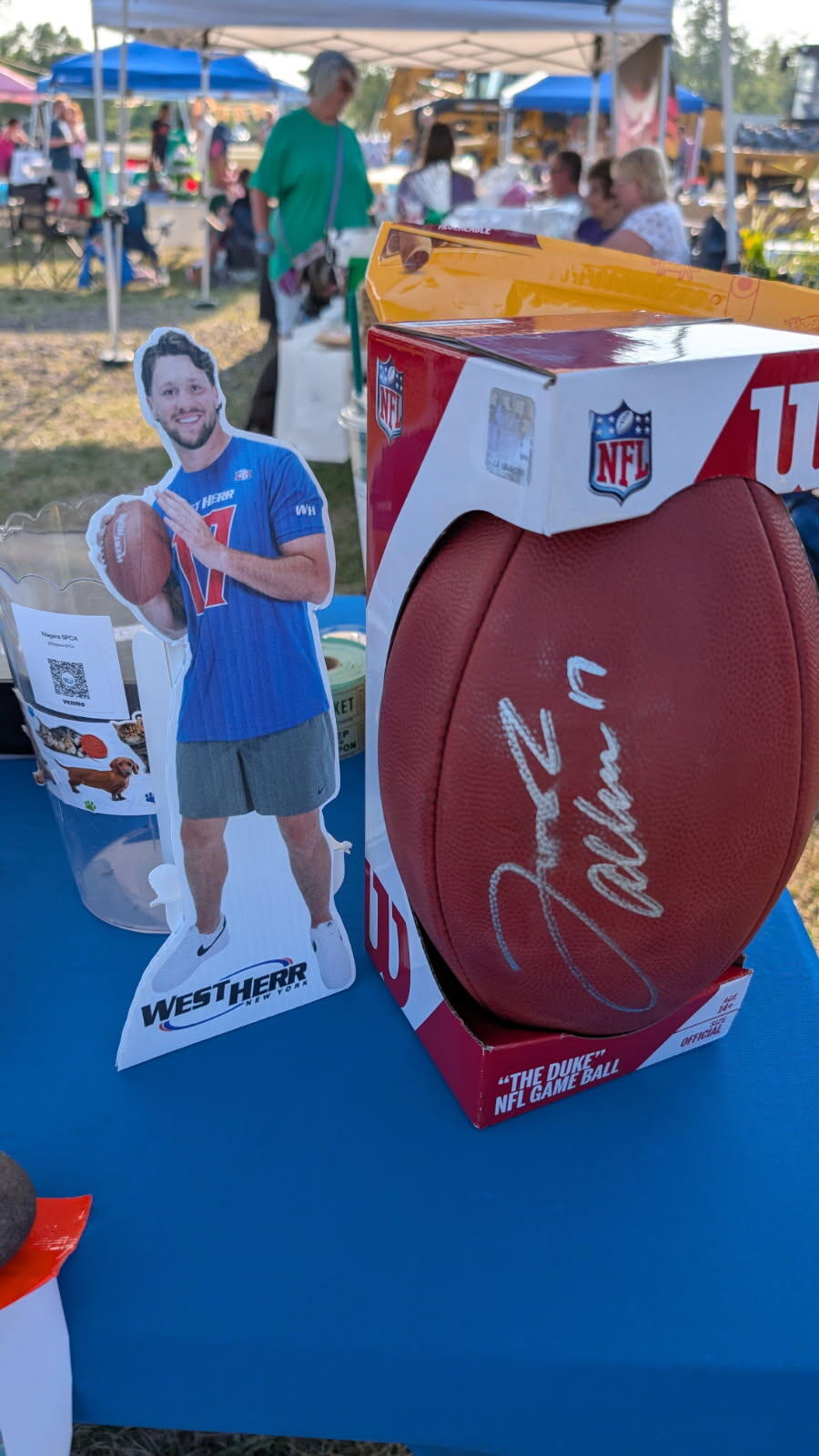Campaign cover image for Win this Josh Allen Football