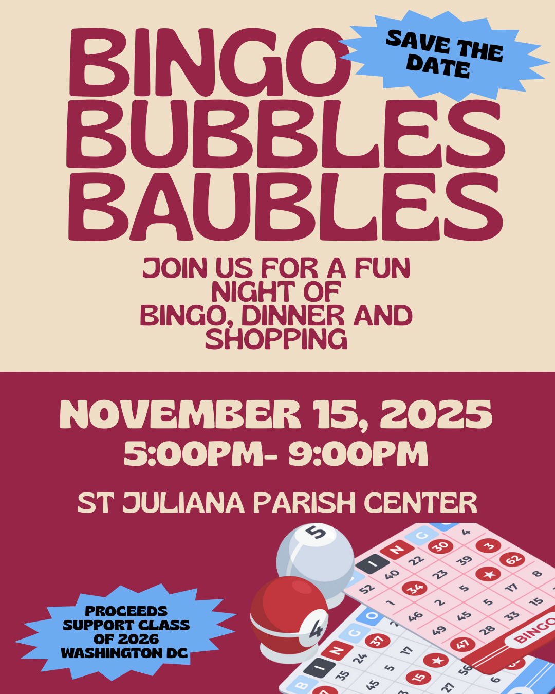 Campaign cover image for Bingo Bubbles and Baubles 2025