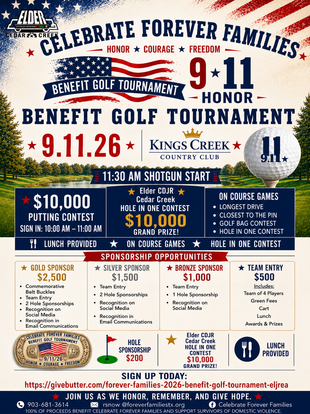 Campaign cover image for Forever Families 2026 Benefit Golf Tournament