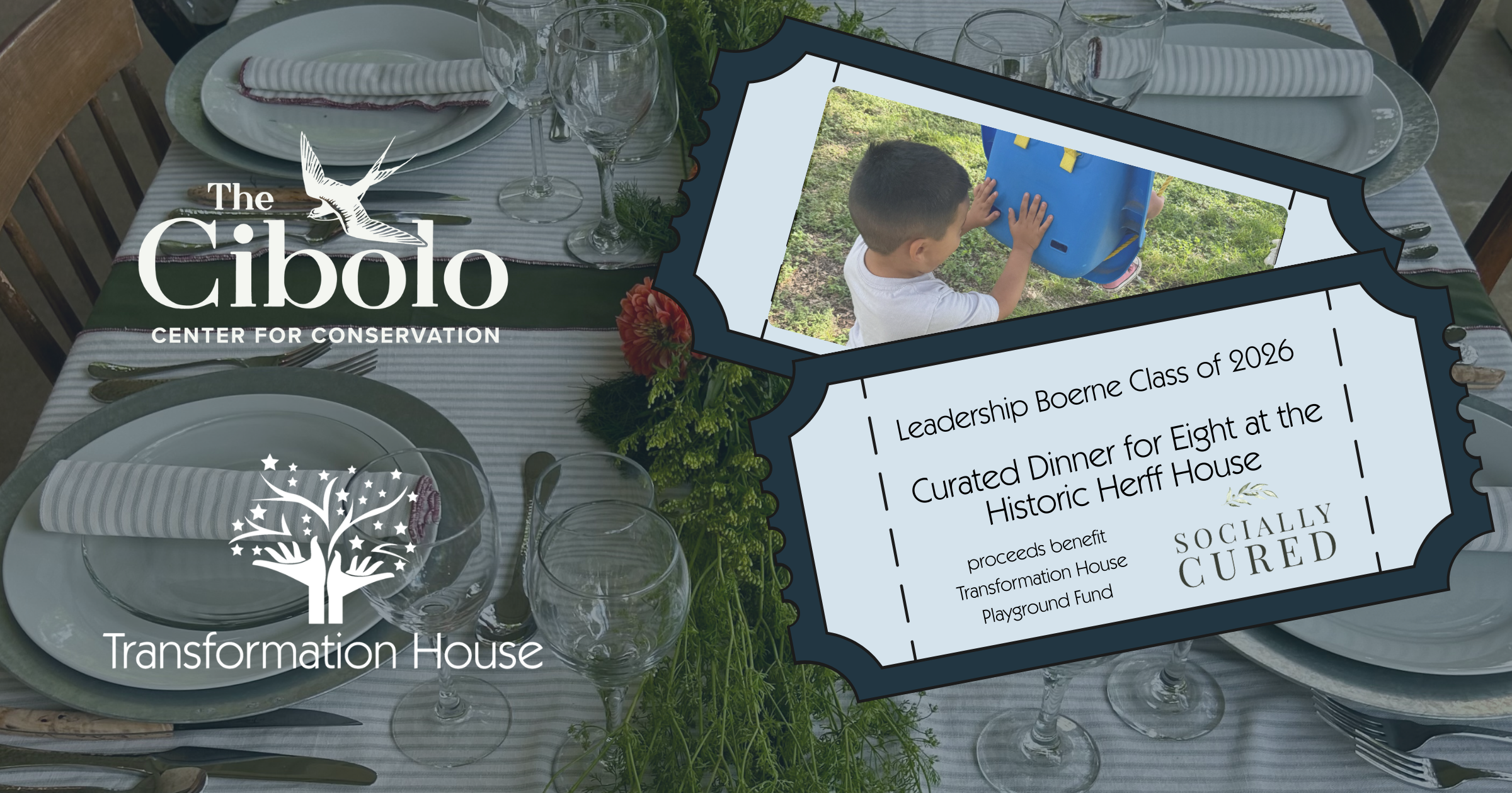 Campaign cover image for Curated Dinner at the Herff House (Raffle)
