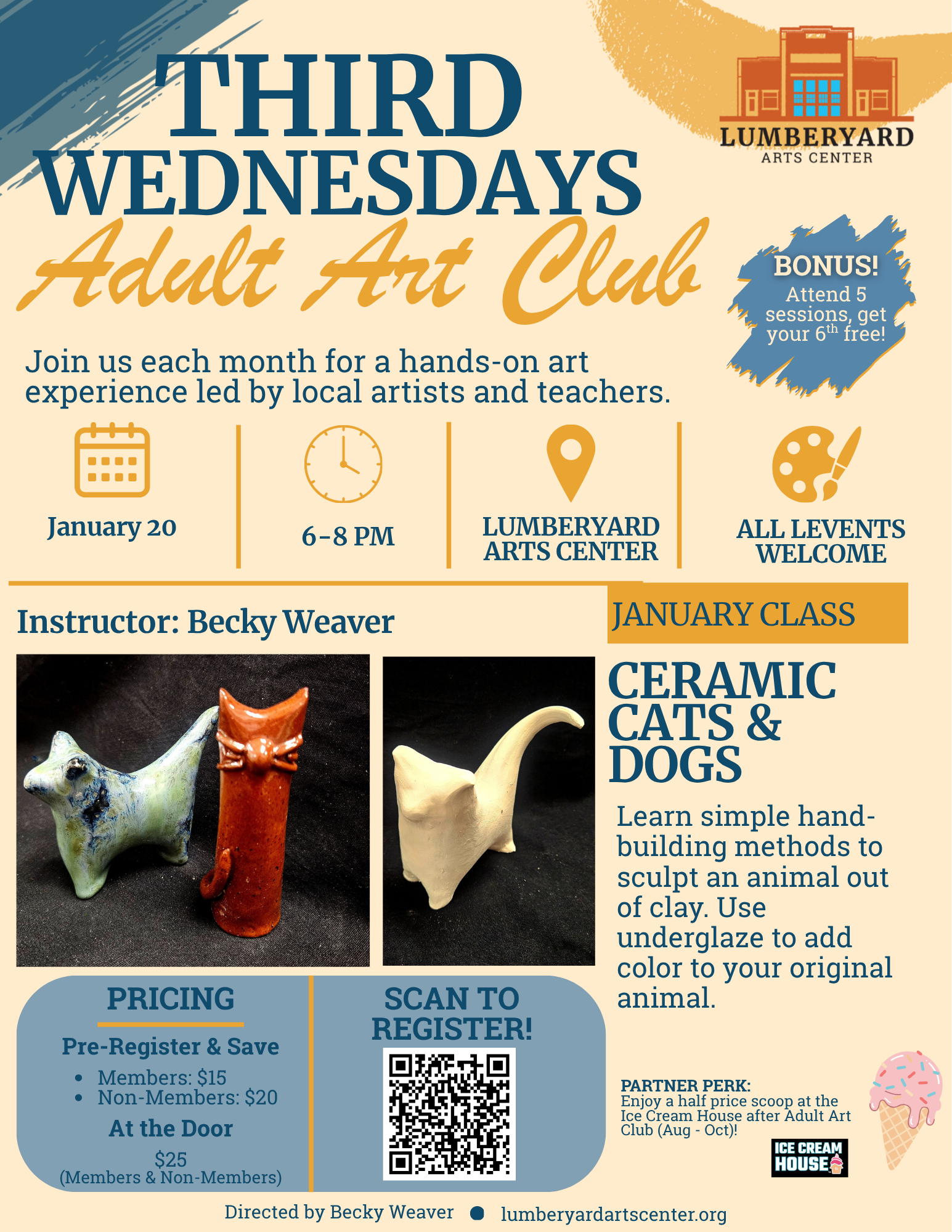 Campaign cover image for Third Wednesday Adult Monthly Art - JAN 20