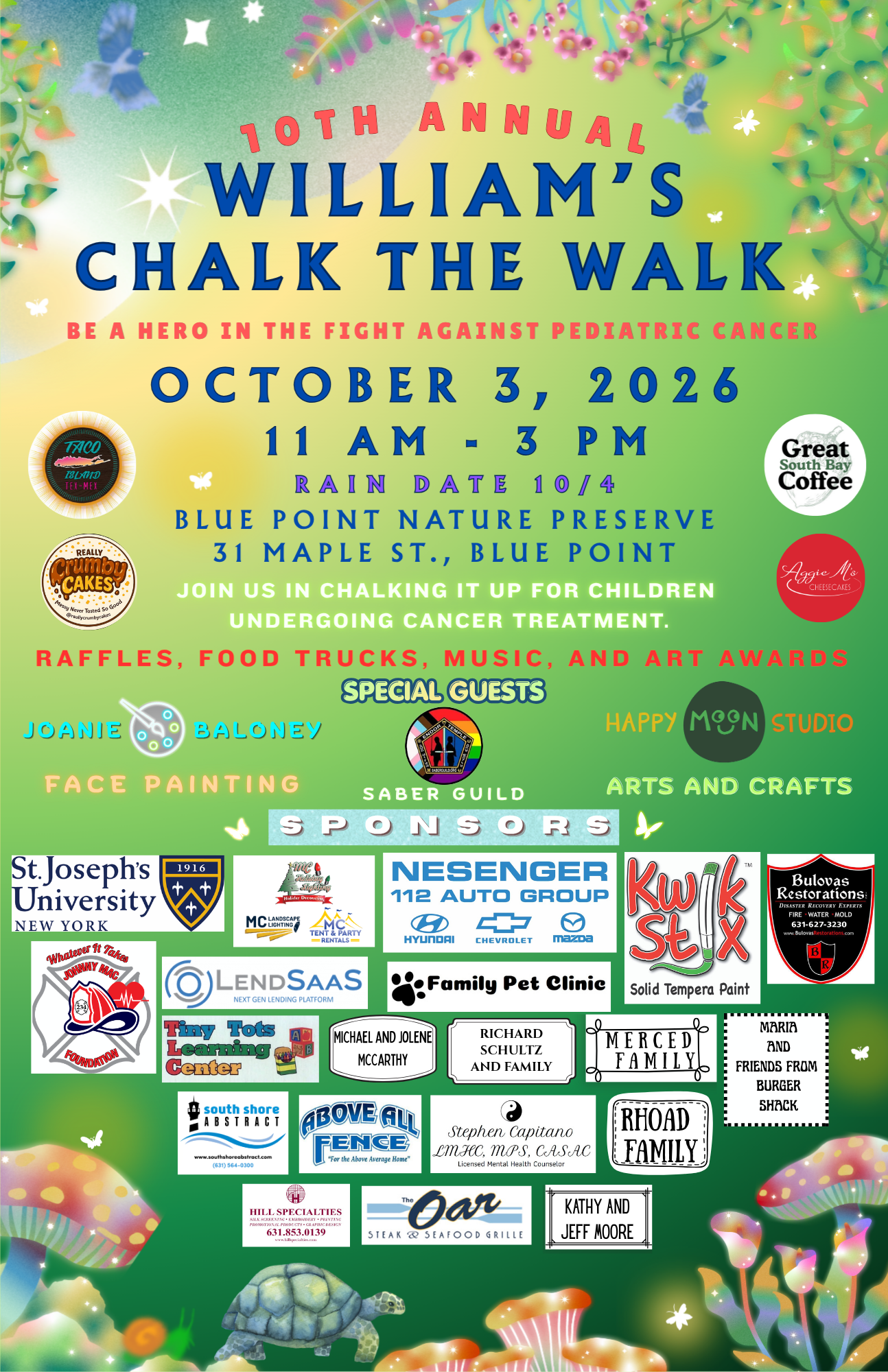 Campaign cover image for 10th Annual William's Chalk the Walk