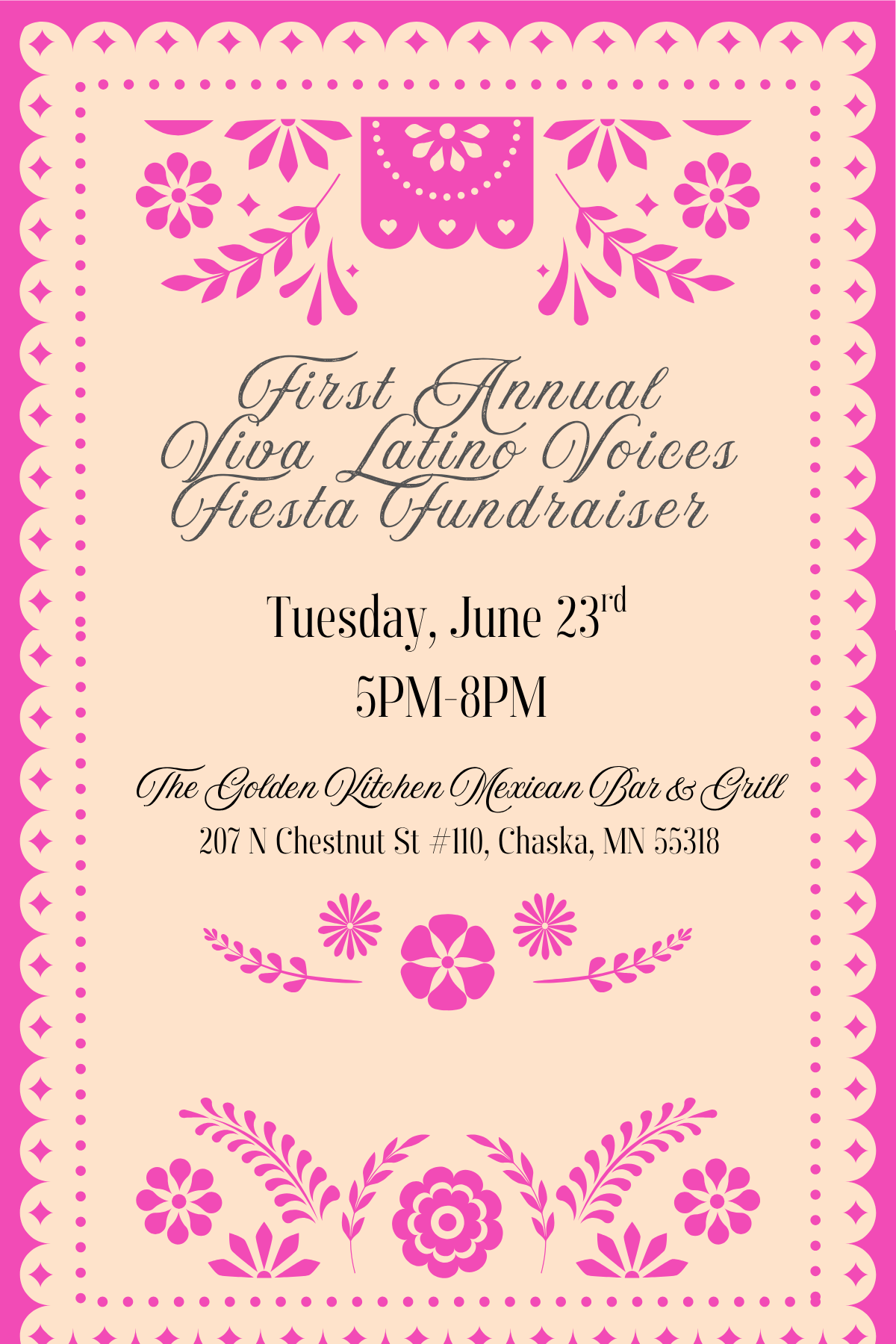 Campaign cover image for Viva Latino Voices Fiesta Fundraiser