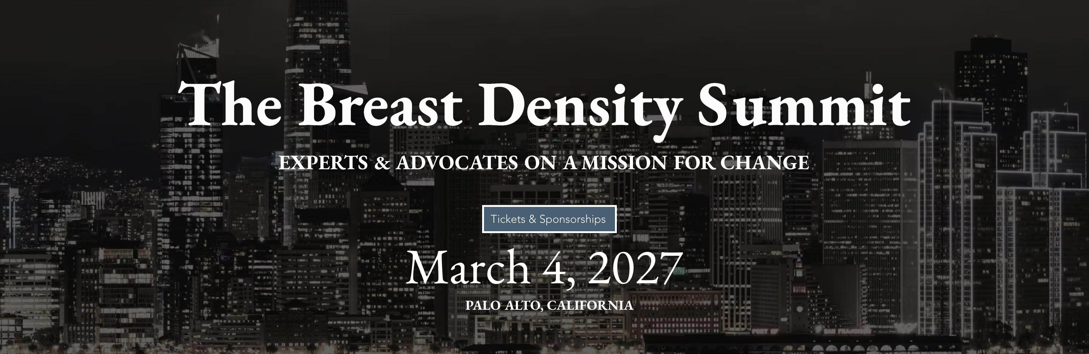 Campaign cover image for The Breast Density Summit