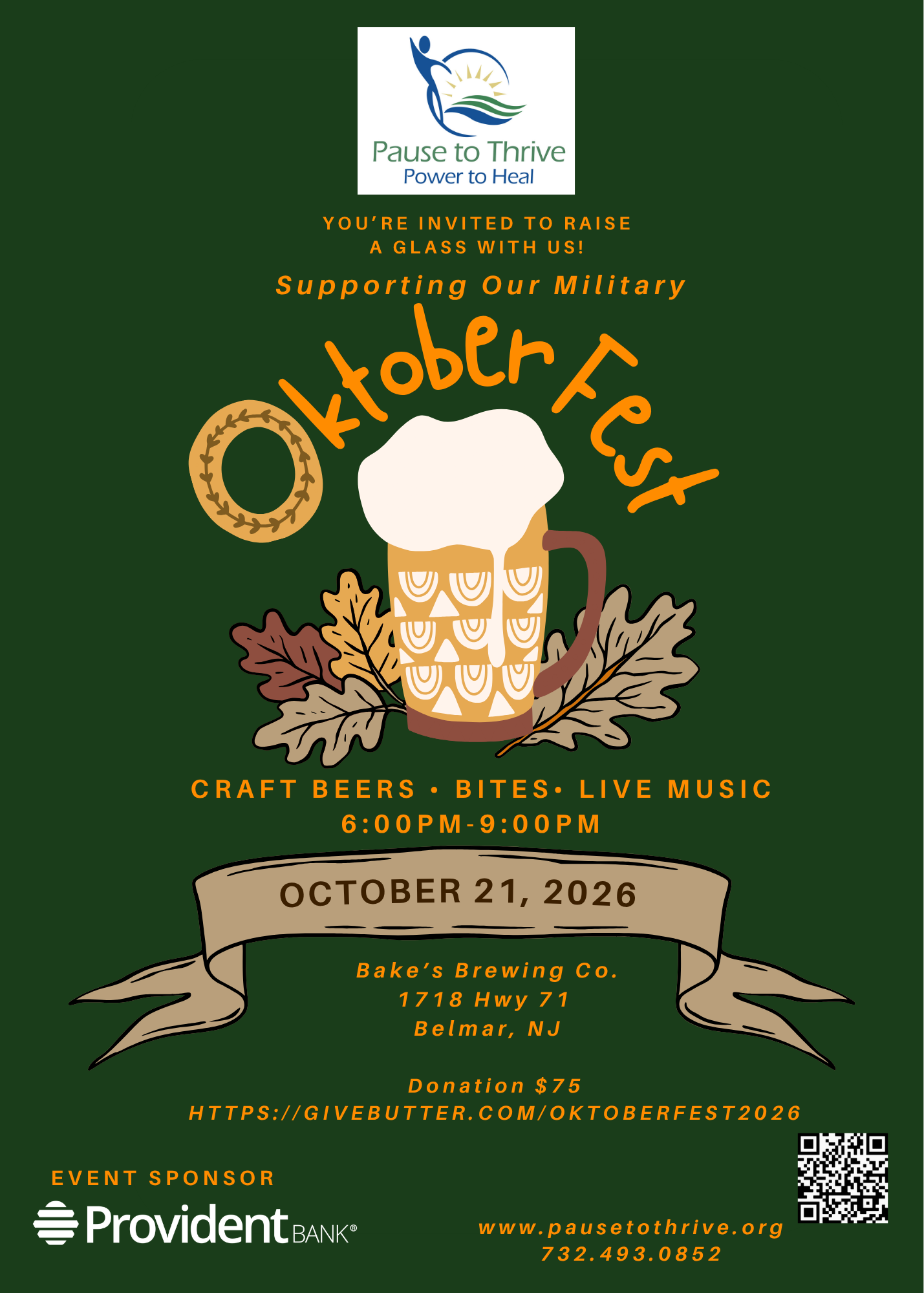Campaign cover image for Pause to Thrive Oktoberfest 2026