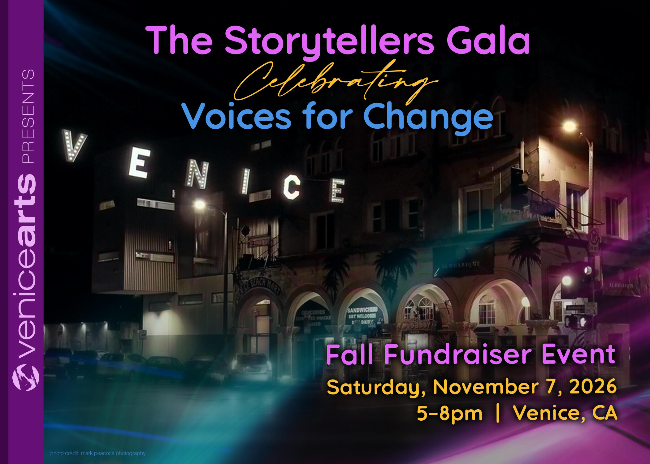Campaign cover image for The Storytellers Gala Donations