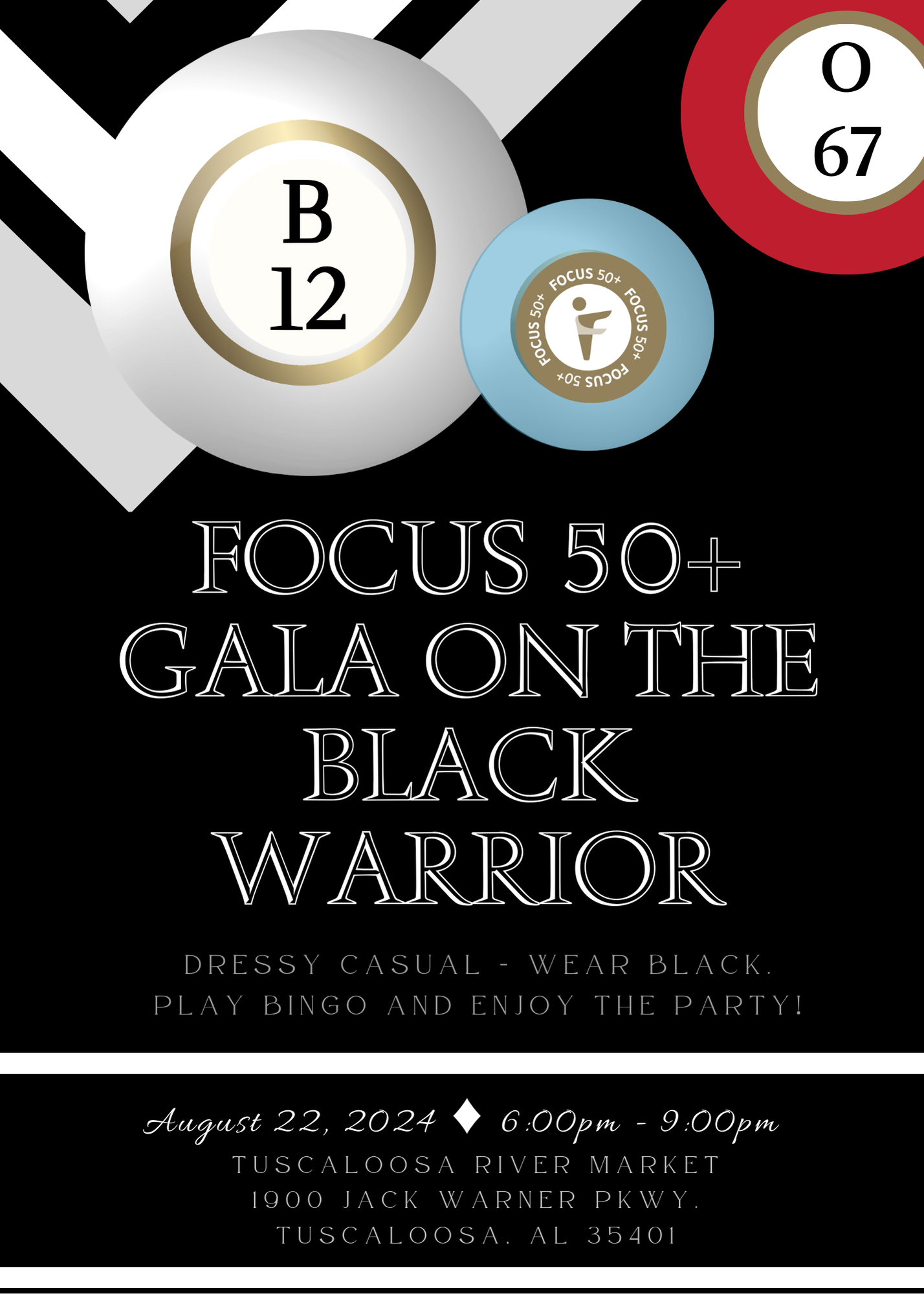 Campaign cover image for FOCUS 50+ Gala on the Black Warrior