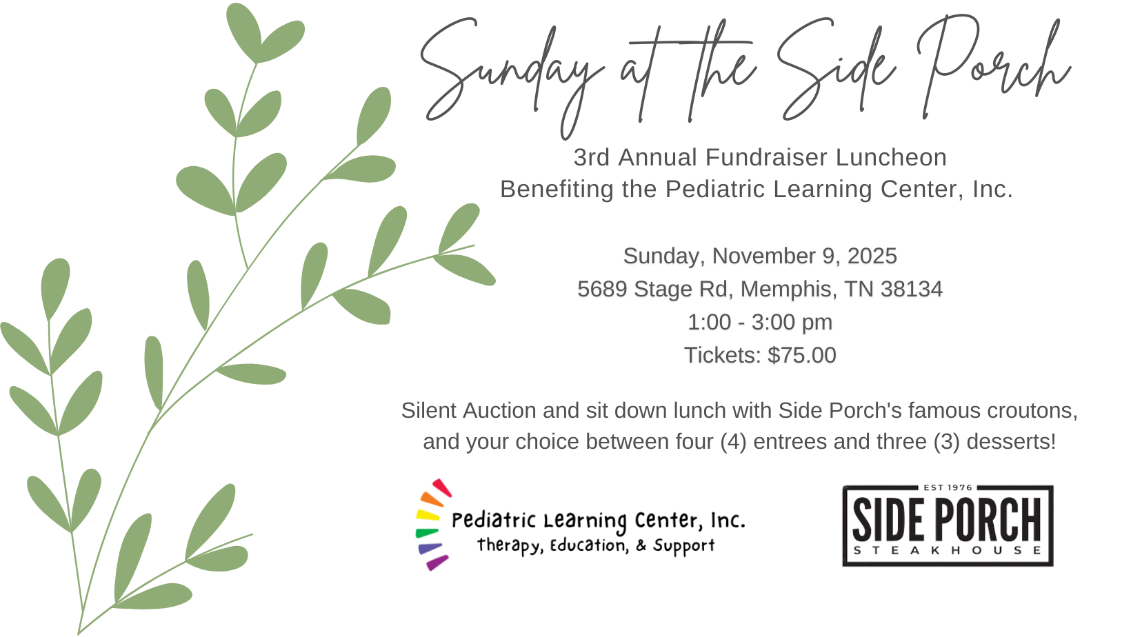 Campaign cover image for Sunday at the Side Porch 2025