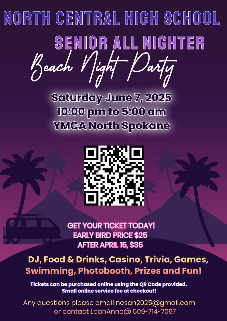 Campaign cover image for North Central Senior All Nighter 2025 TICKETS
