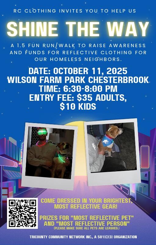 Campaign cover image for RC Clothing's Shine the Way 1.5 Fun Run/Walk