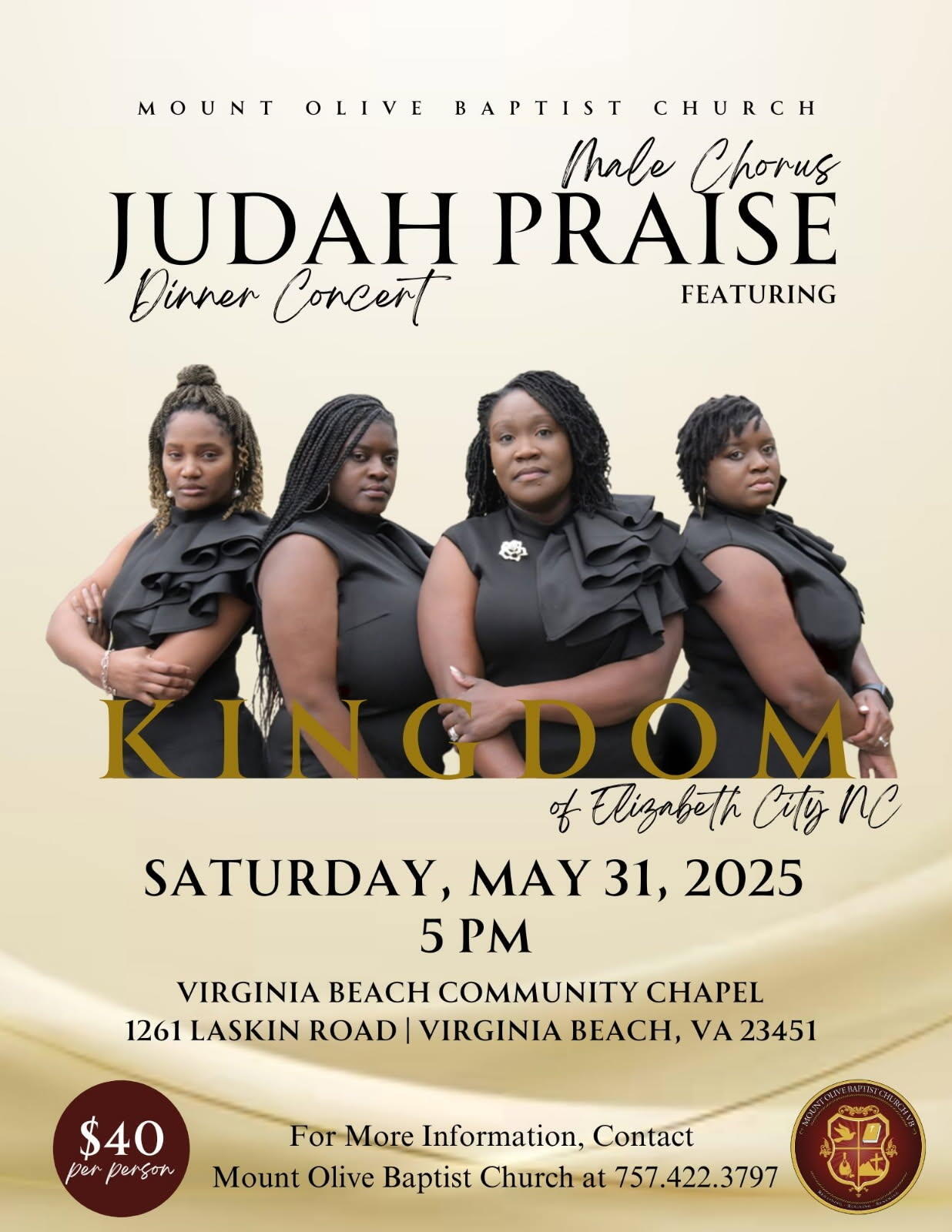 Campaign cover image for JUDAH PRAISE DINNER CONCERT
