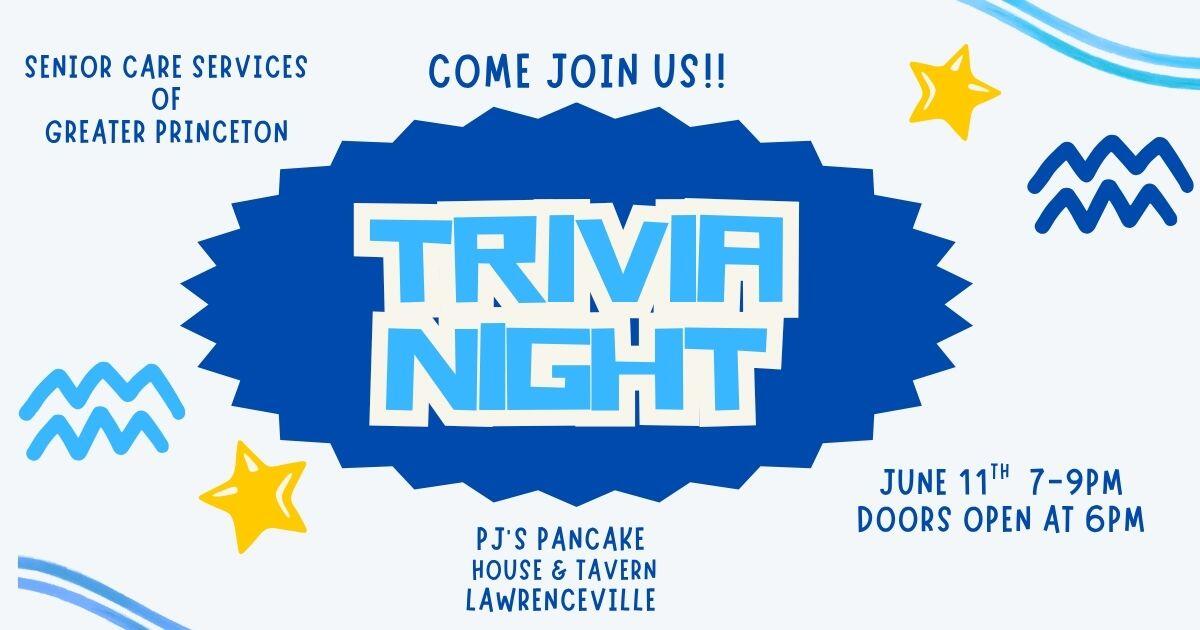 Campaign cover image for Trivia Night - Senior Care Services of Greater Princeton
