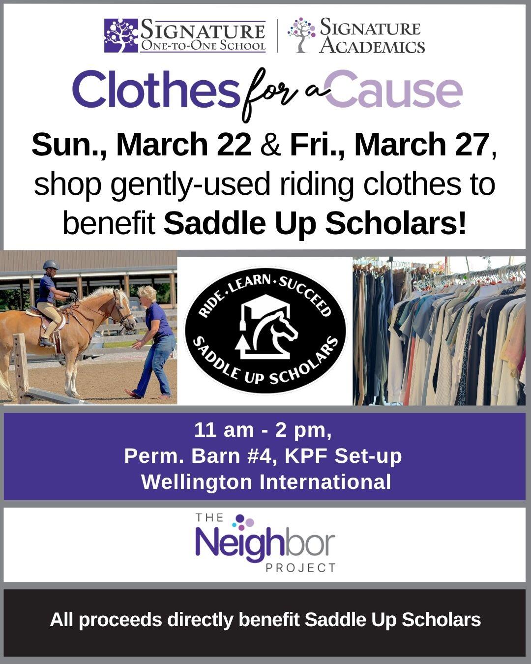 Campaign cover image for Clothes for a Cause with Signature Academics