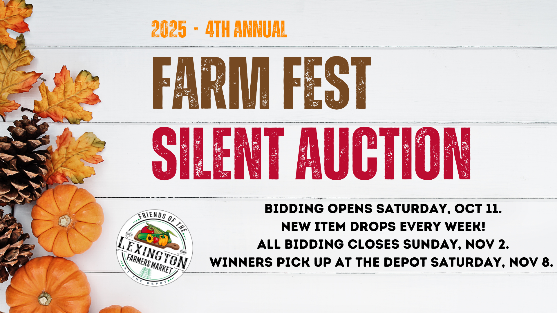 Campaign cover image for 2025 Farm Fest Silent Auction