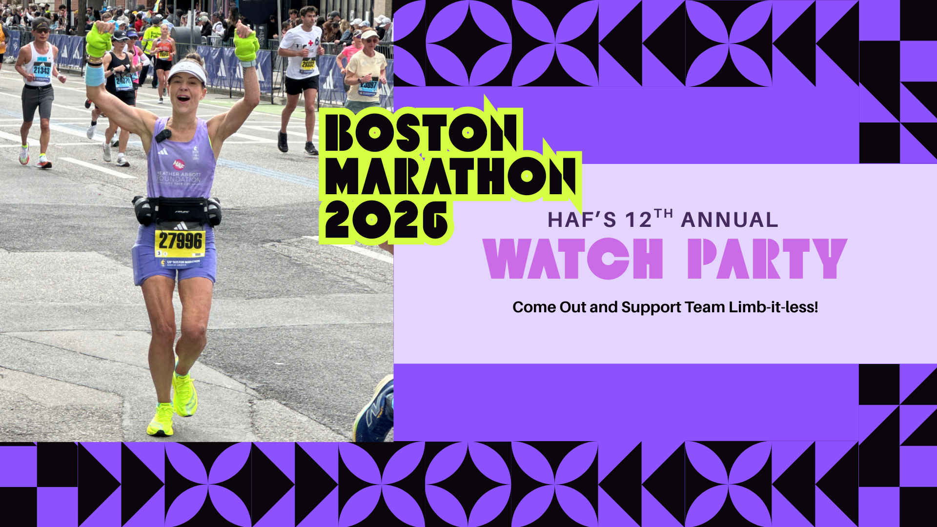 Campaign cover image for HAF 2026 Boston Marathon Watch Party