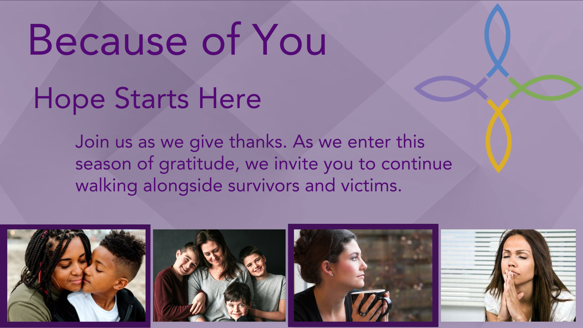 Campaign cover image for Because of You