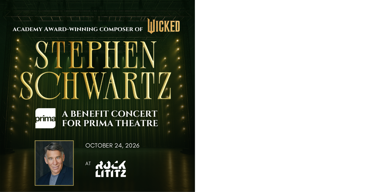 Campaign cover image for Stephen Schwartz: A Benefit Concert for Prima