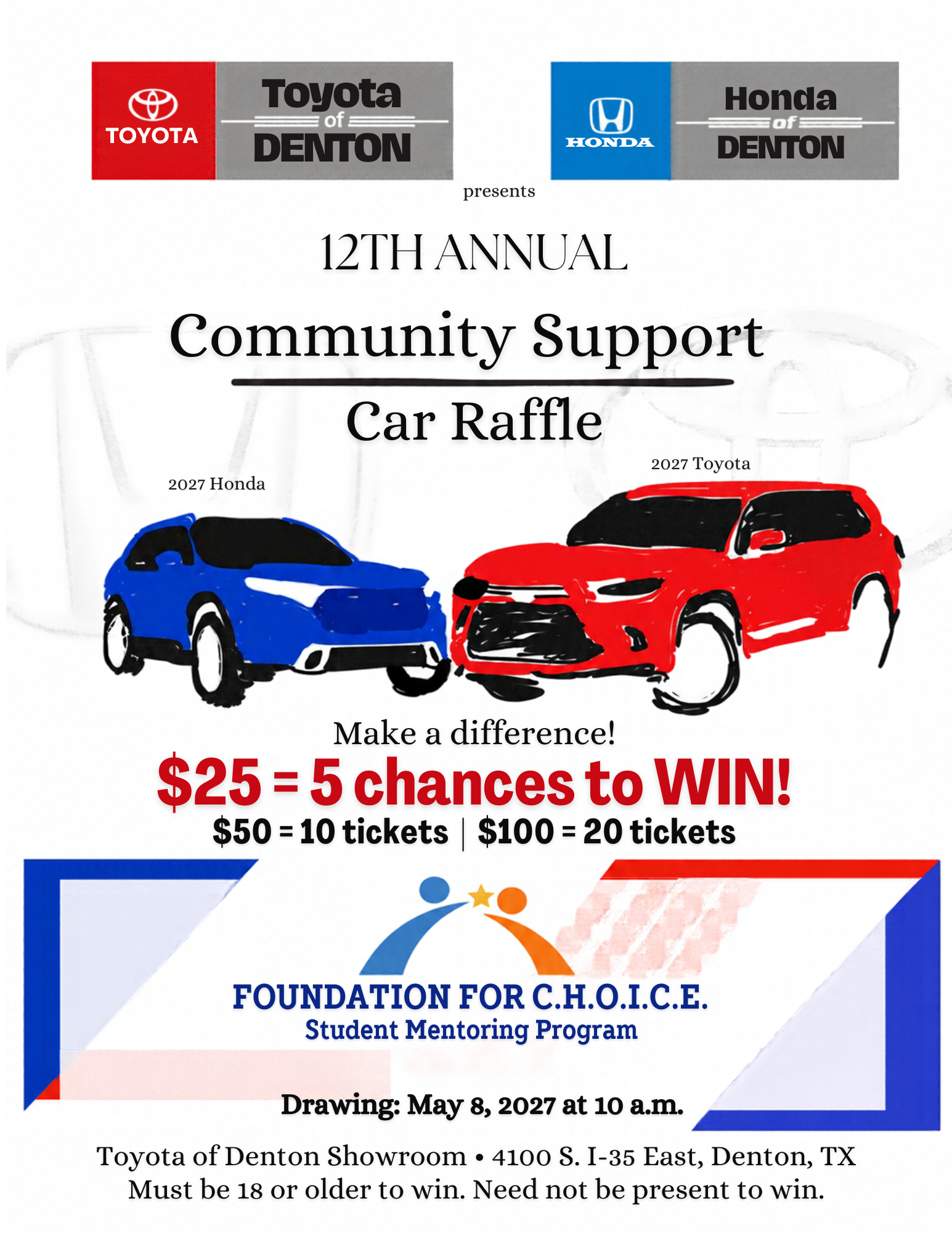 Campaign cover image for Win a Car. Support a Student. | 2027 Community Support Raffle