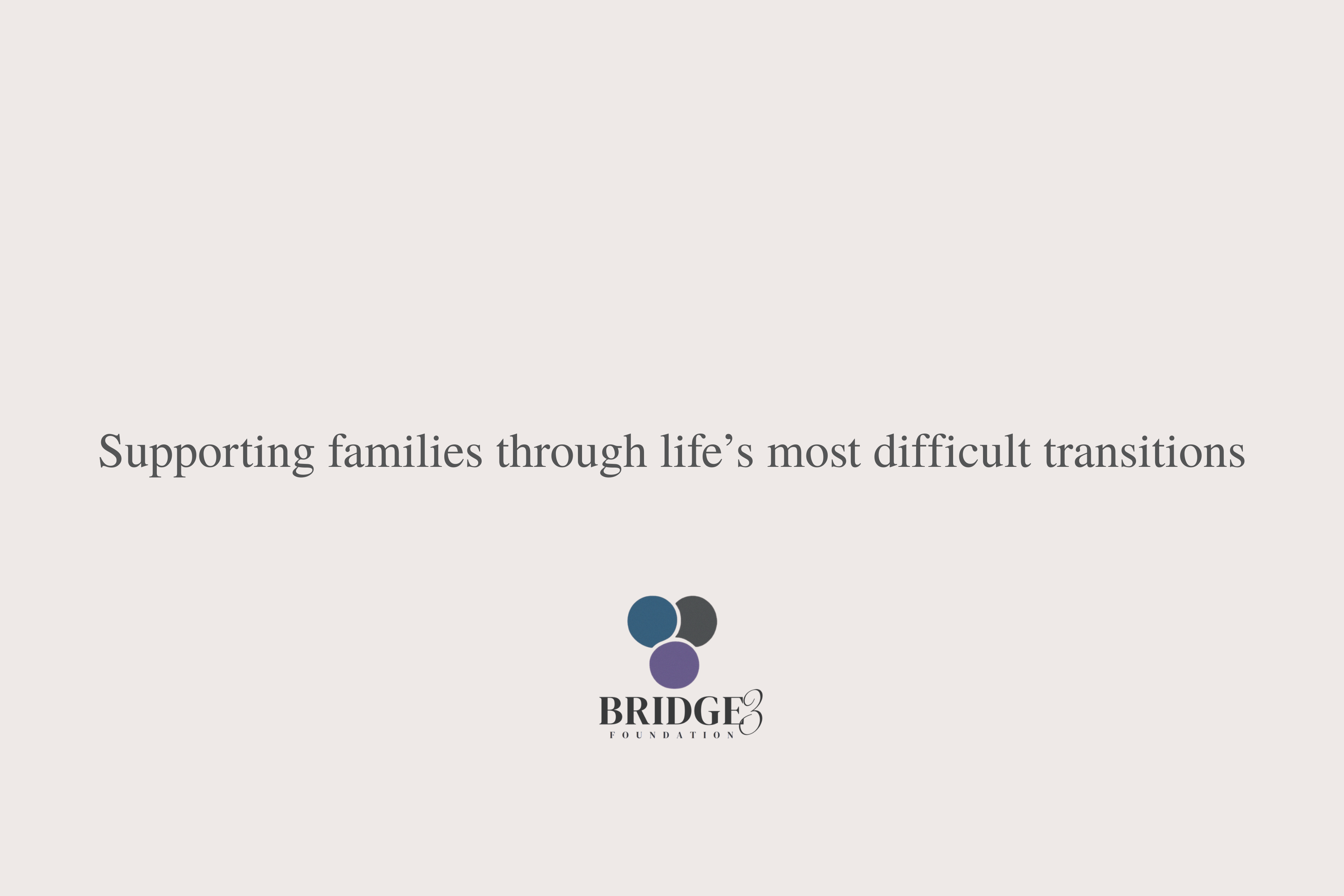Campaign cover image for Bridge3 Family Support Initiative