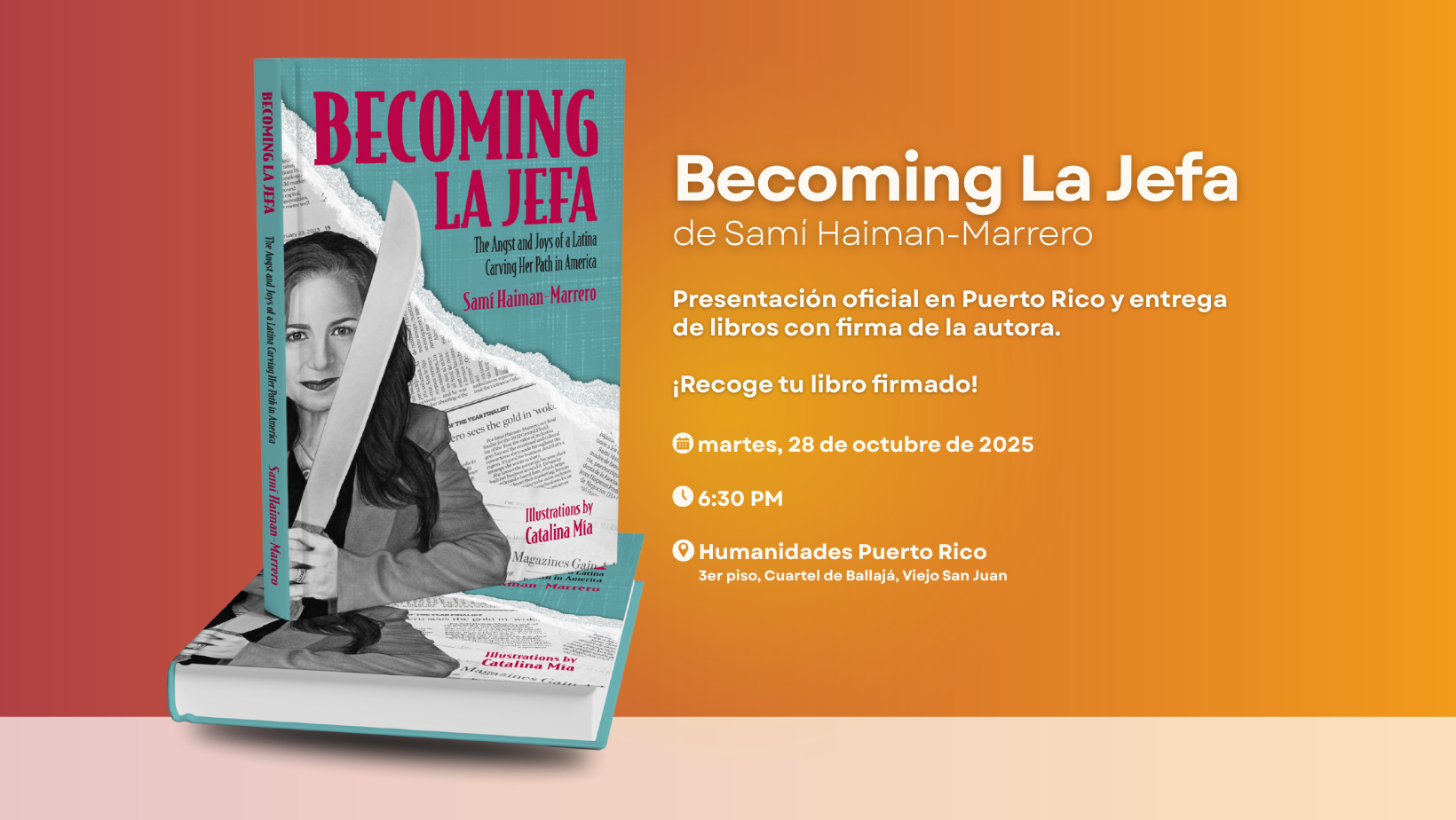Campaign cover image for Presentación de "Becoming La Jefa"