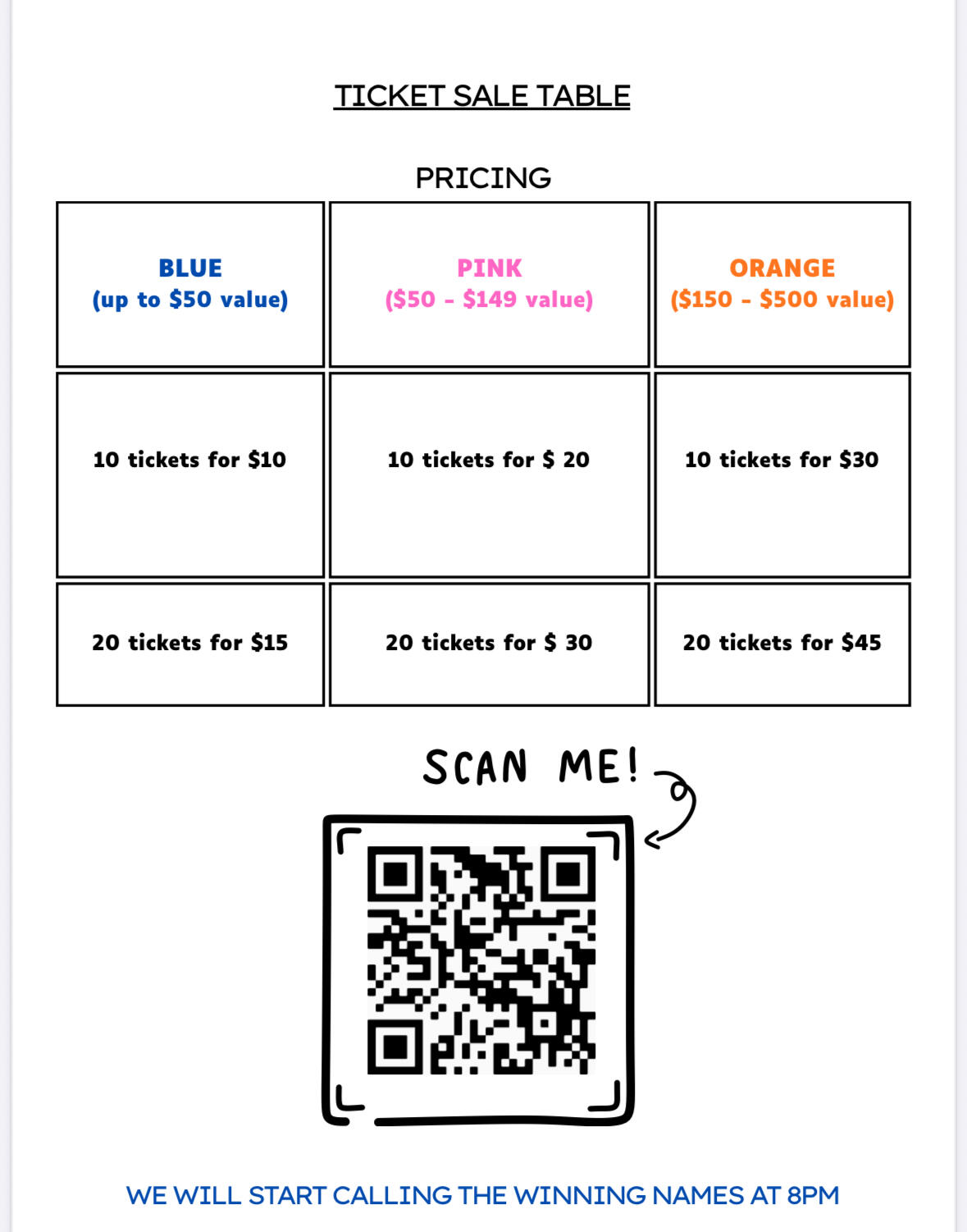 Campaign cover image for Tricky Tray: Night to Nourish