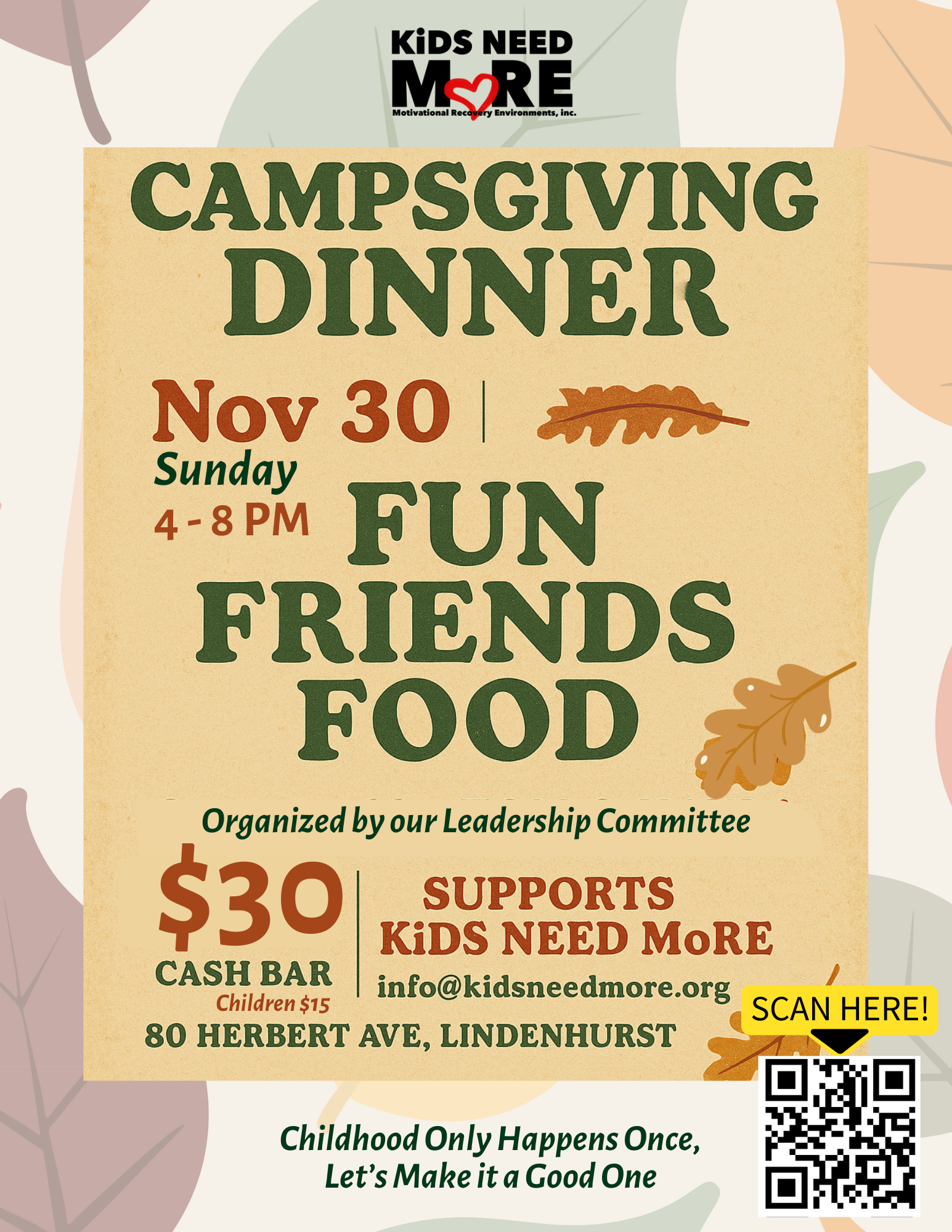 Campaign cover image for Campsgiving Dinner