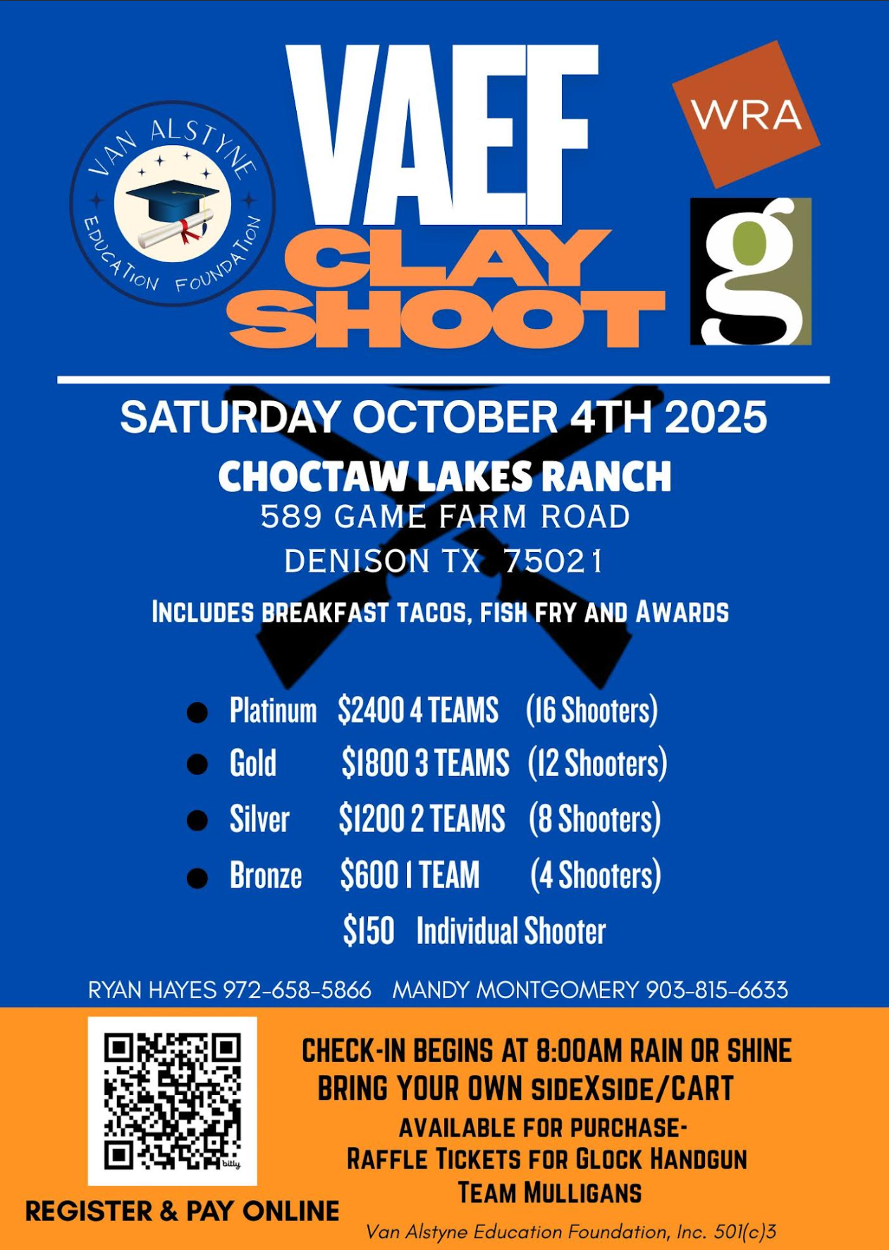 Campaign cover image for VAEF Clay Shoot 2025