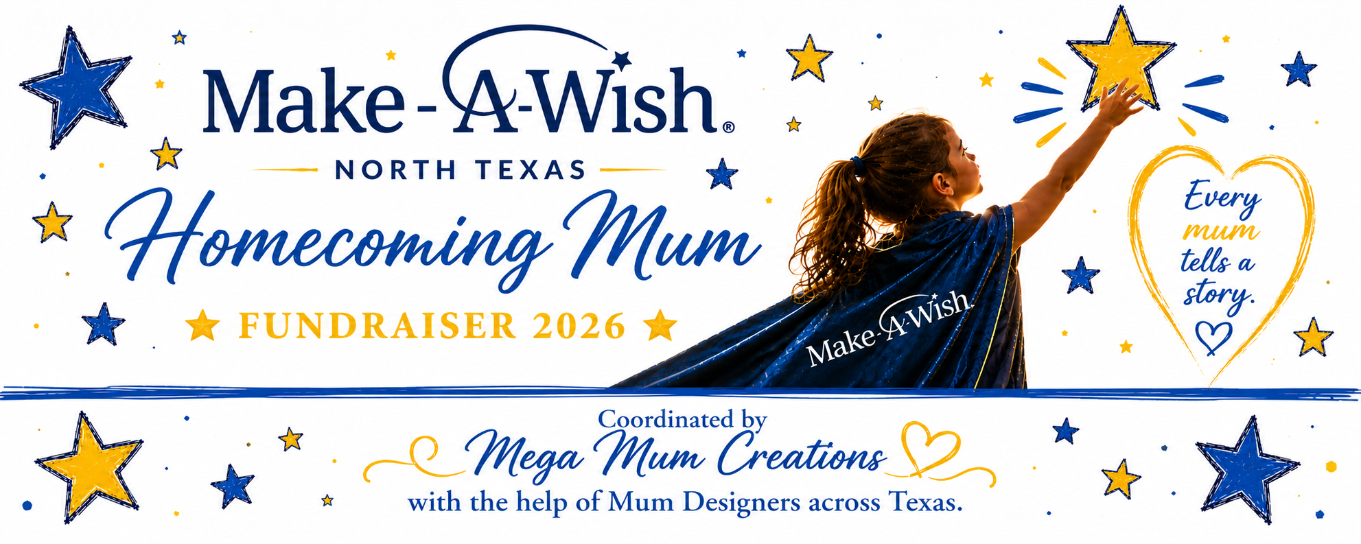 Campaign cover image for Make A Wish Homecoming Mum Fundraiser 2026