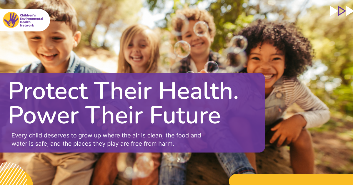 Campaign cover image for Protect Their Health. Power Their Future.