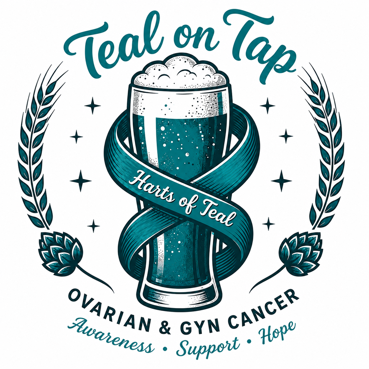 Campaign cover image for 2nd Annual Teal on Tap- Ovarian & Gyn Cancer Awareness