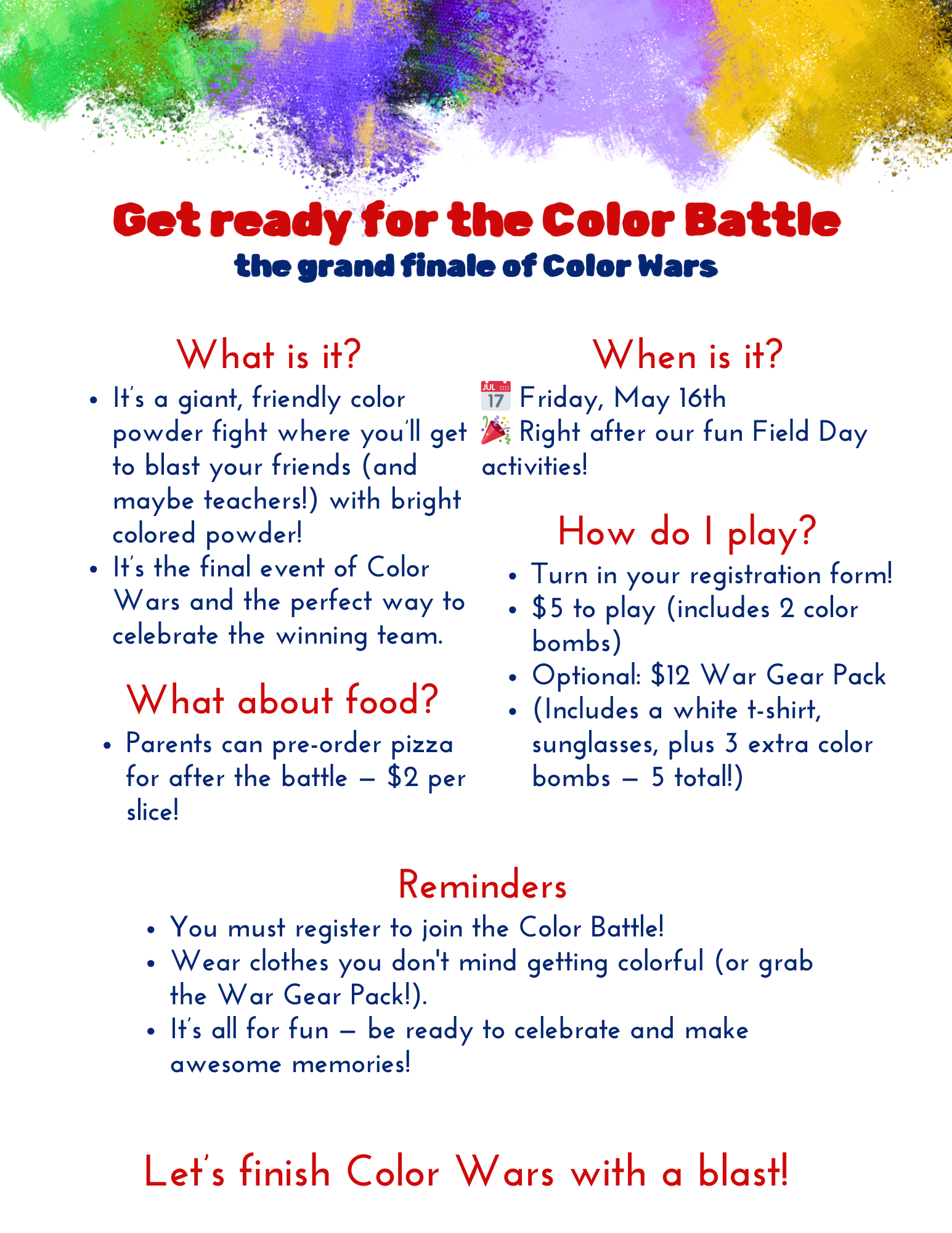Campaign cover image for Color Battle