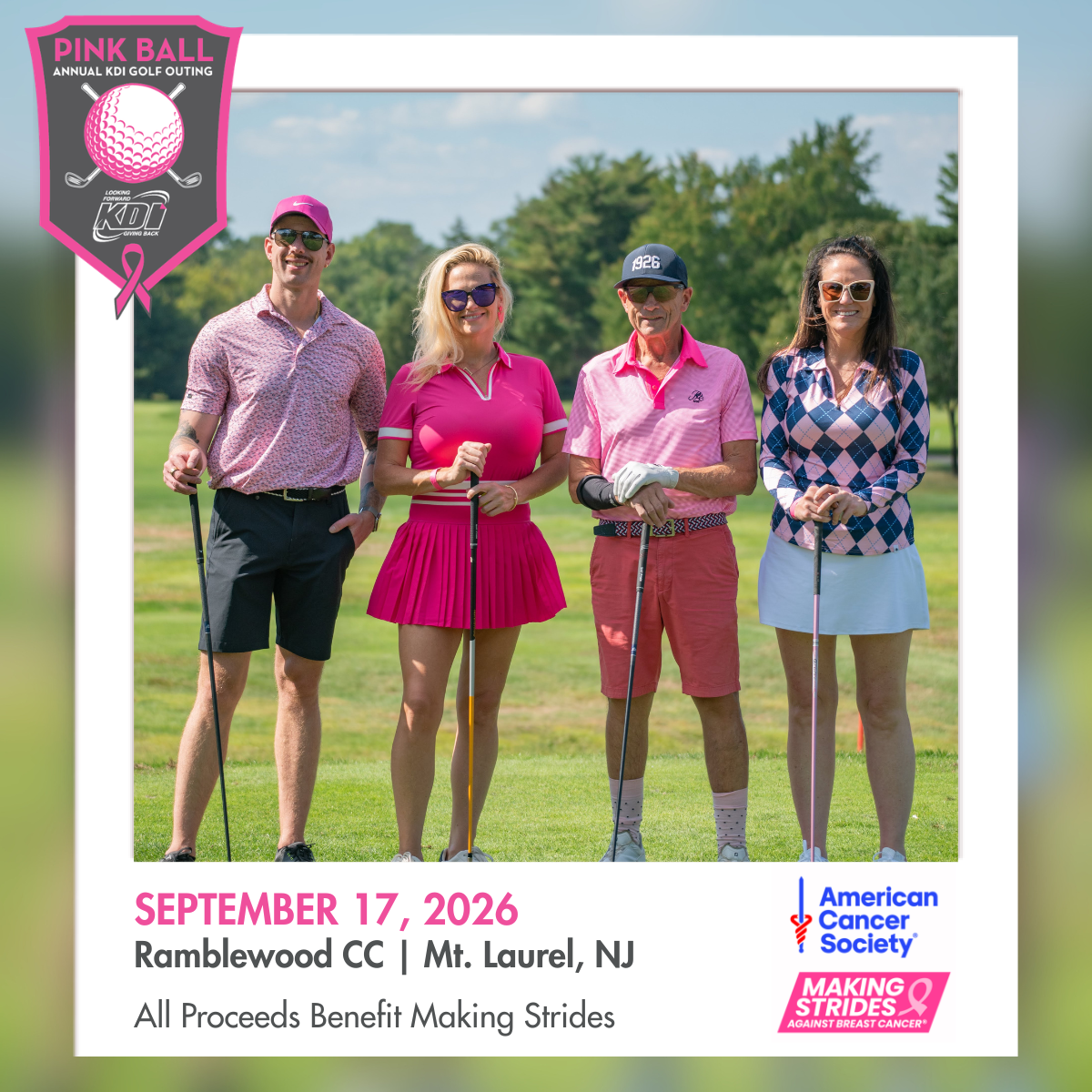 Campaign cover image for PINK BALL: 8th Annual KDI Golf Outing