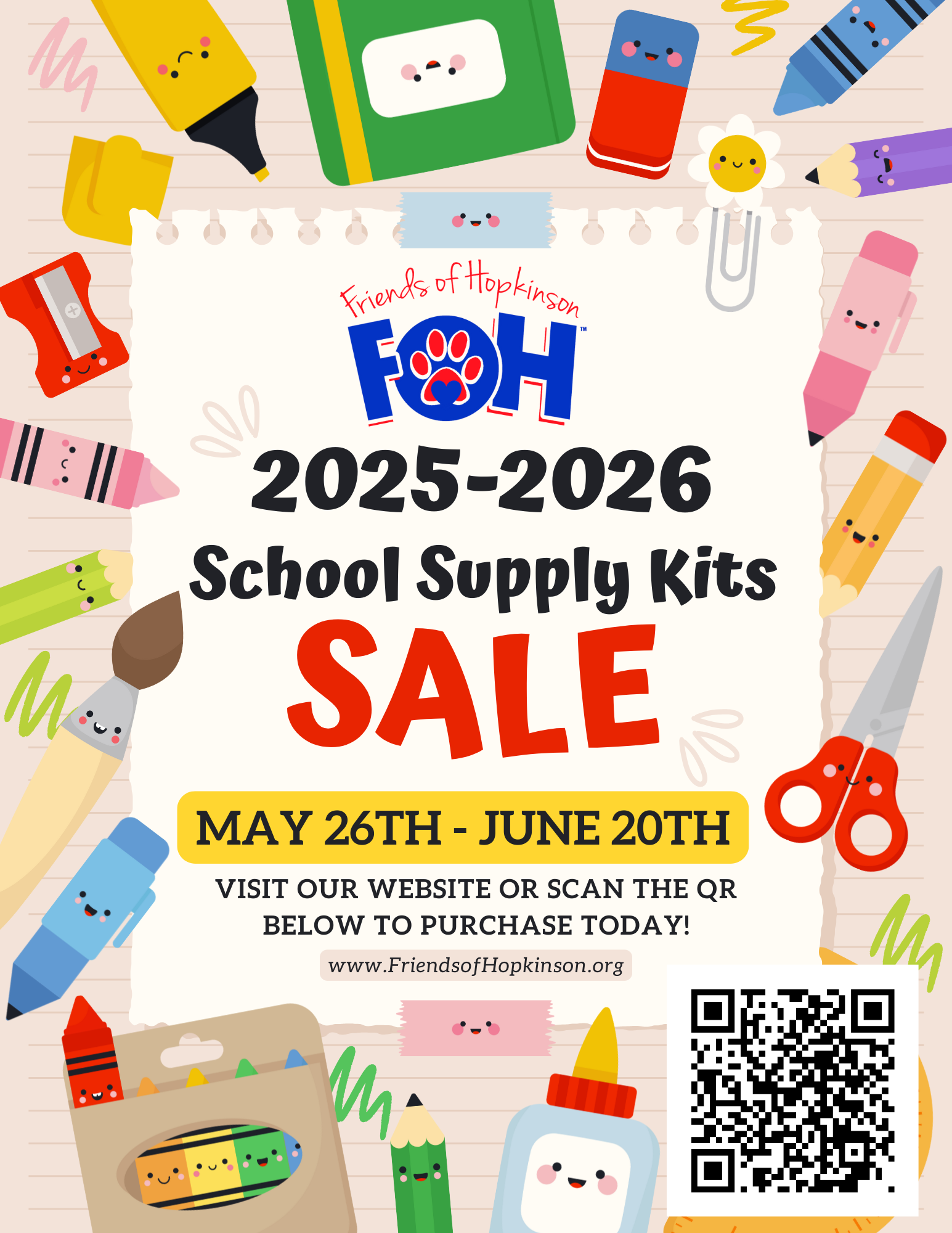Campaign cover image for 2025-2026 School Supply Kits