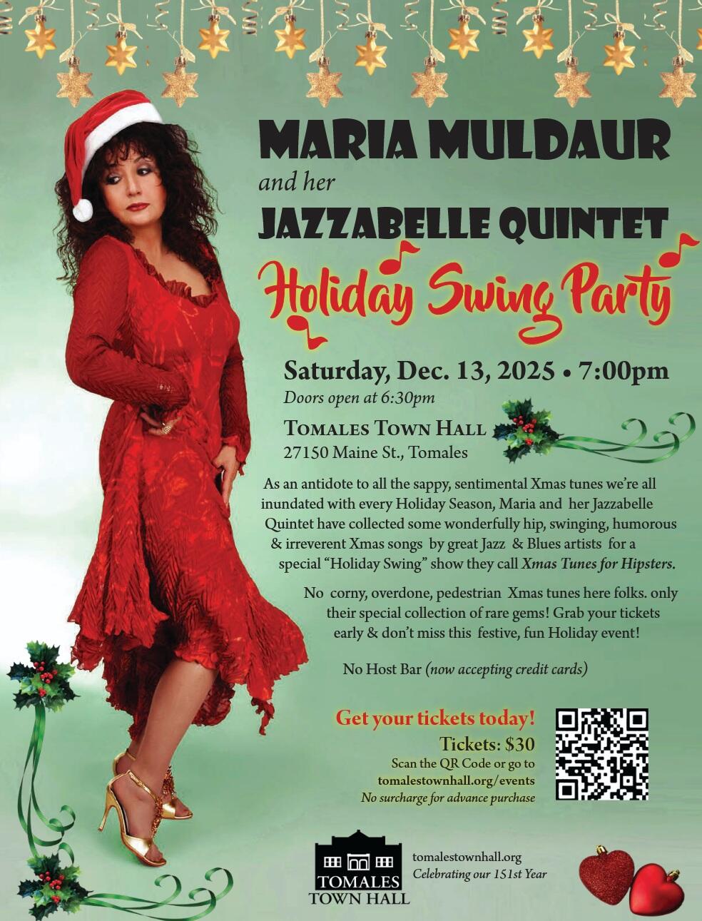 Campaign cover image for Maria Muldaur Holiday Show