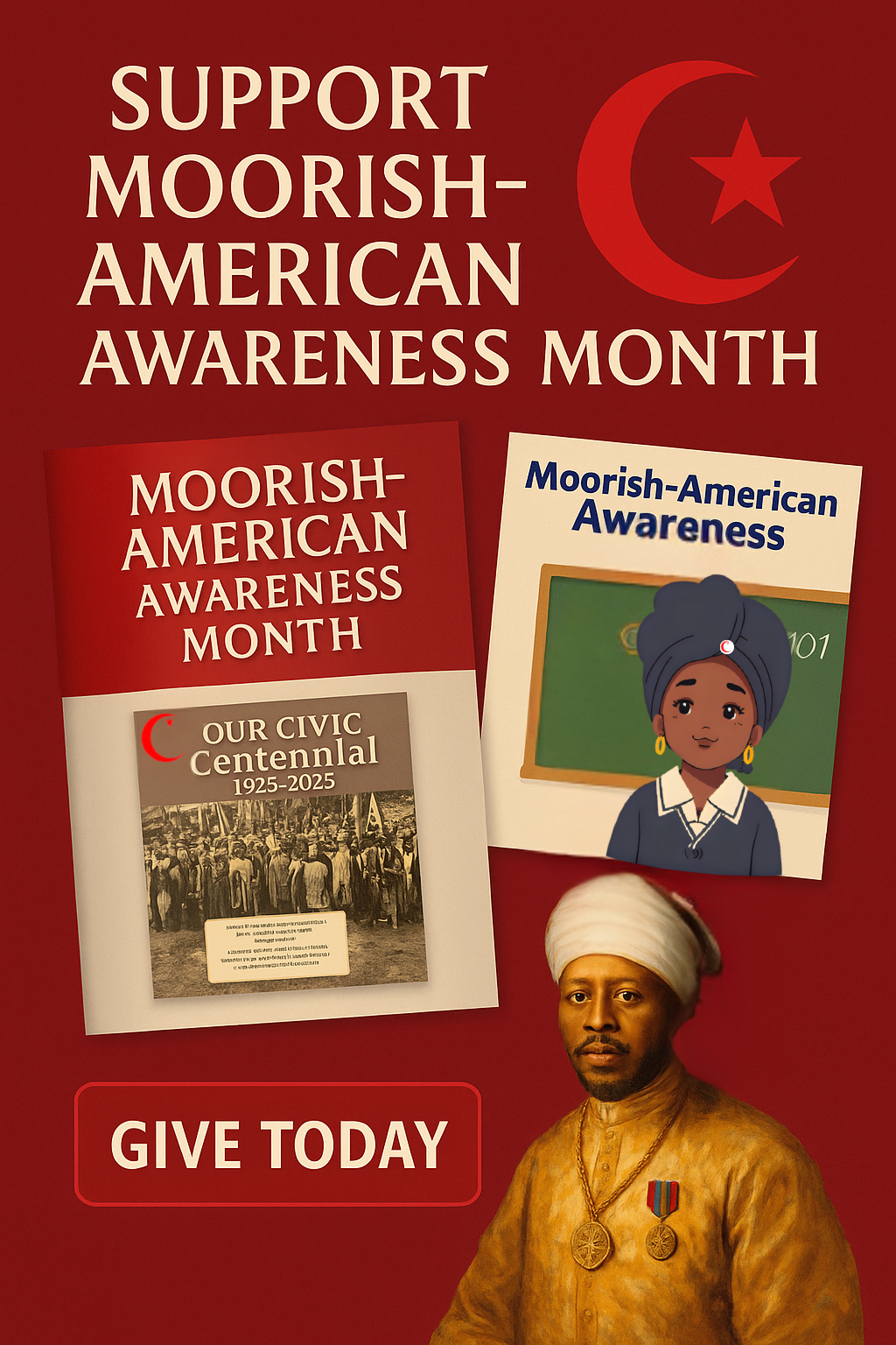 Campaign cover image for Moorish-American Awareness Month and Annual National Pilgrimage