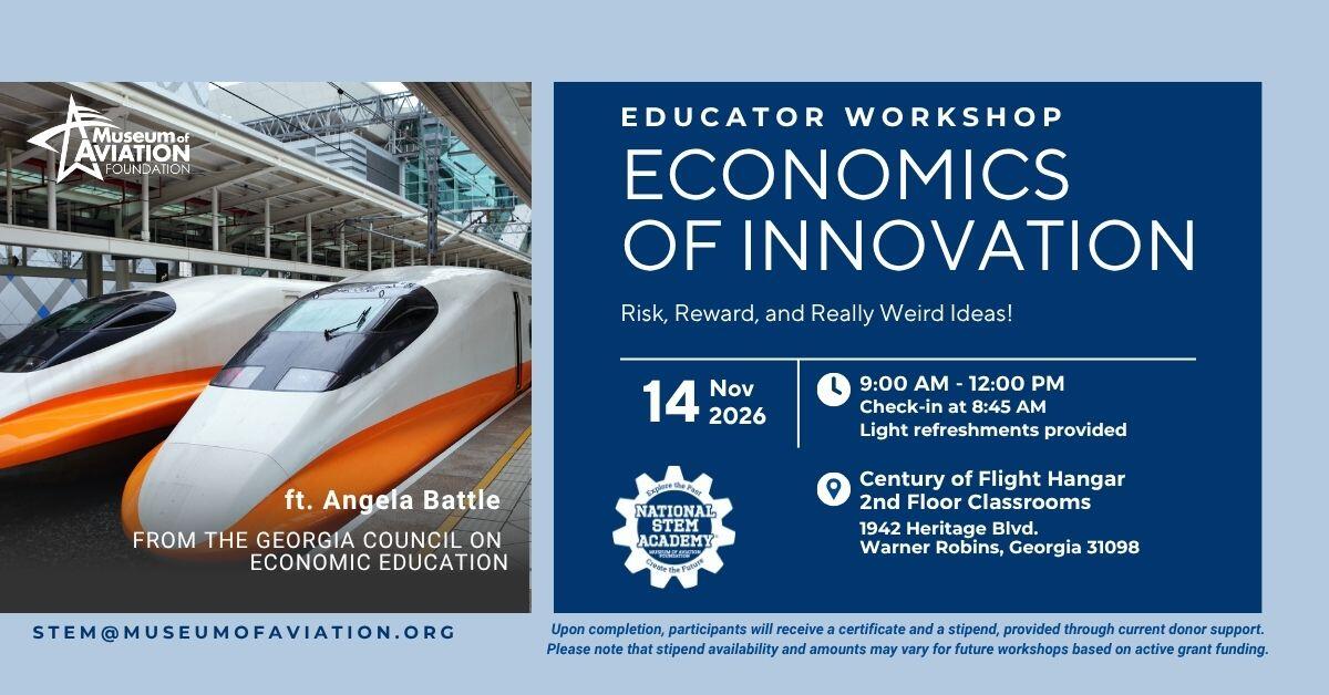 Campaign cover image for NSA - Educator Workshop - Economics of Innovation