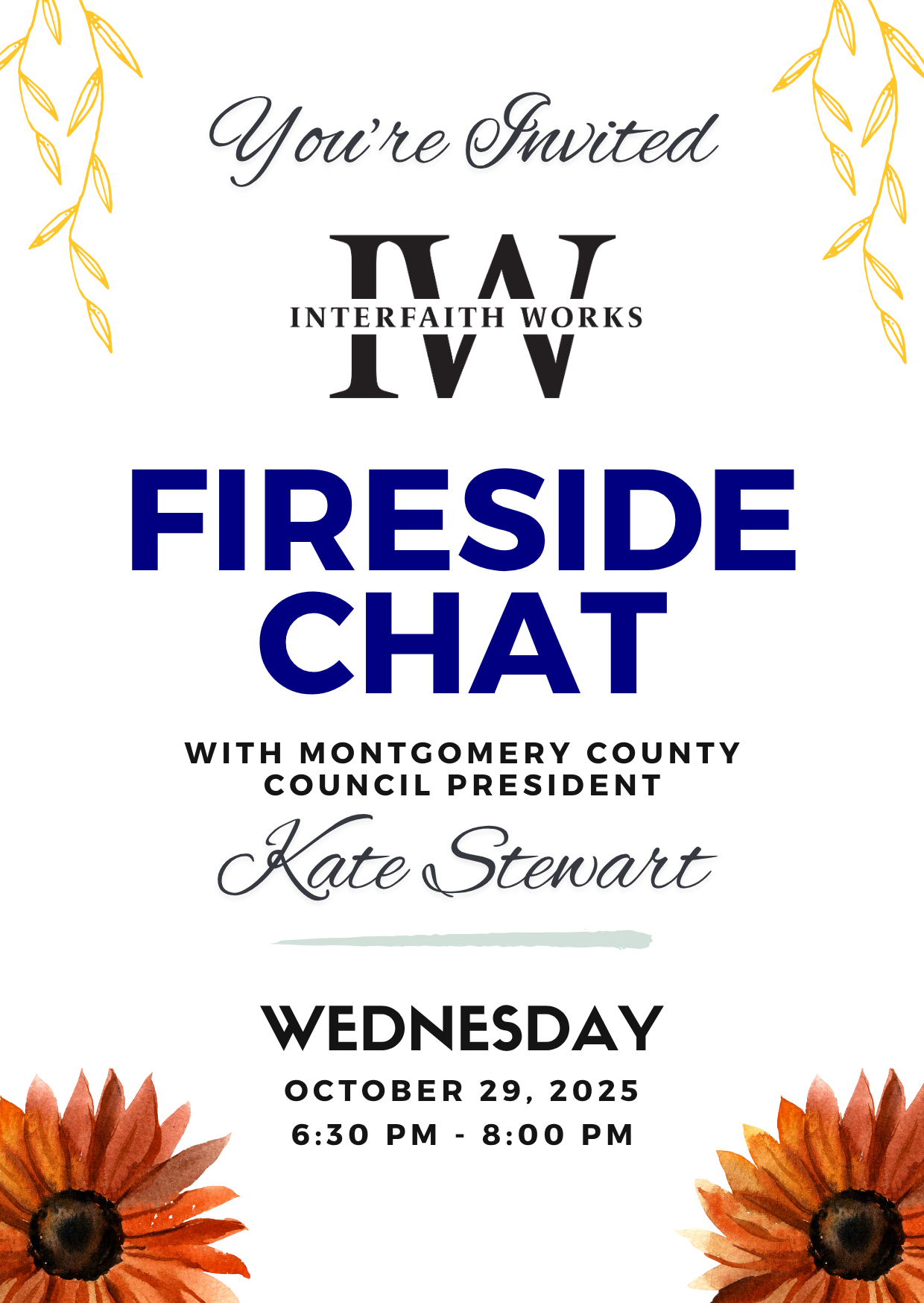 Campaign cover image for Fireside Chat with Kate Stewart