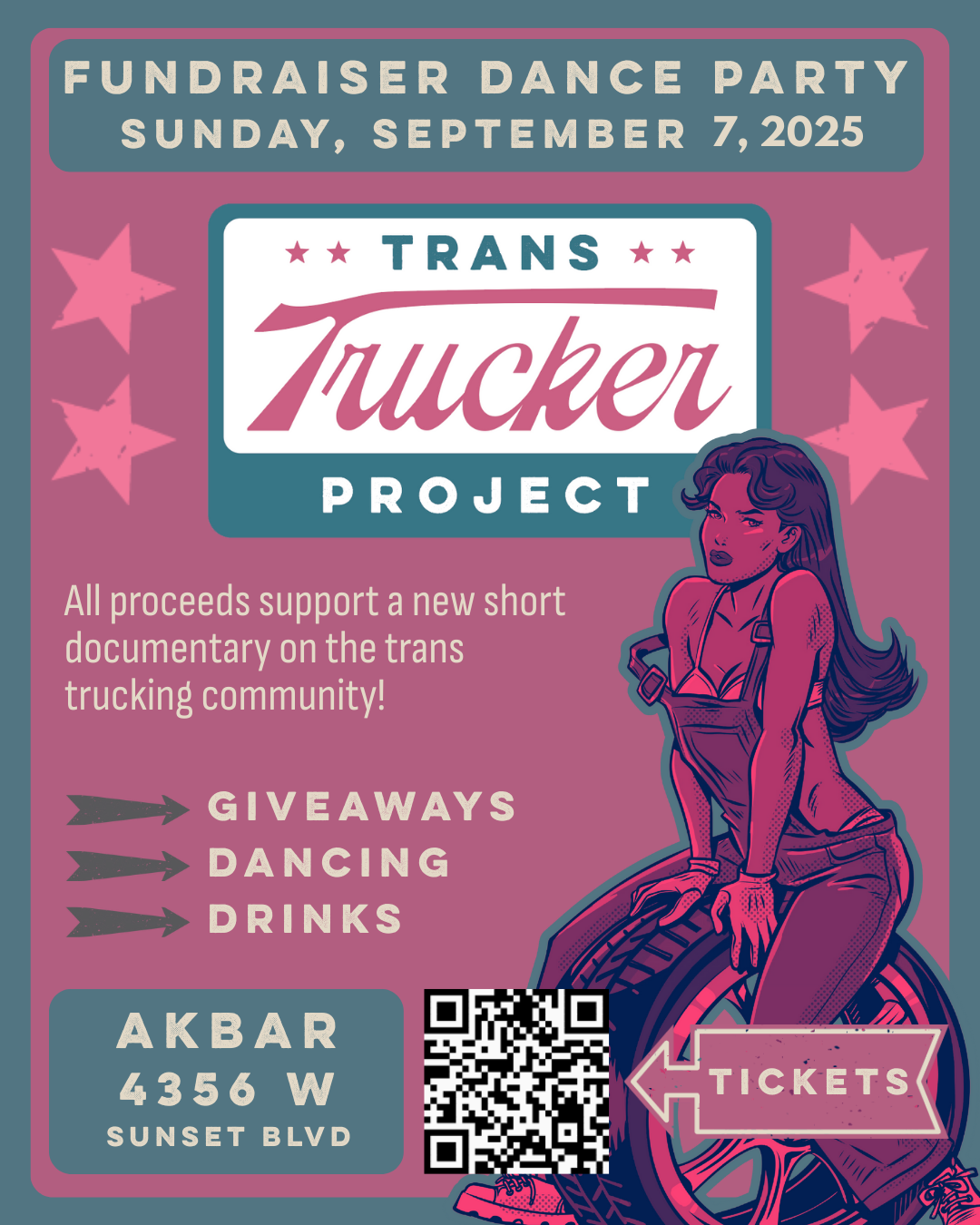 Campaign cover image for Haulin' Ass: The Trans Trucker Project LA Fundraiser