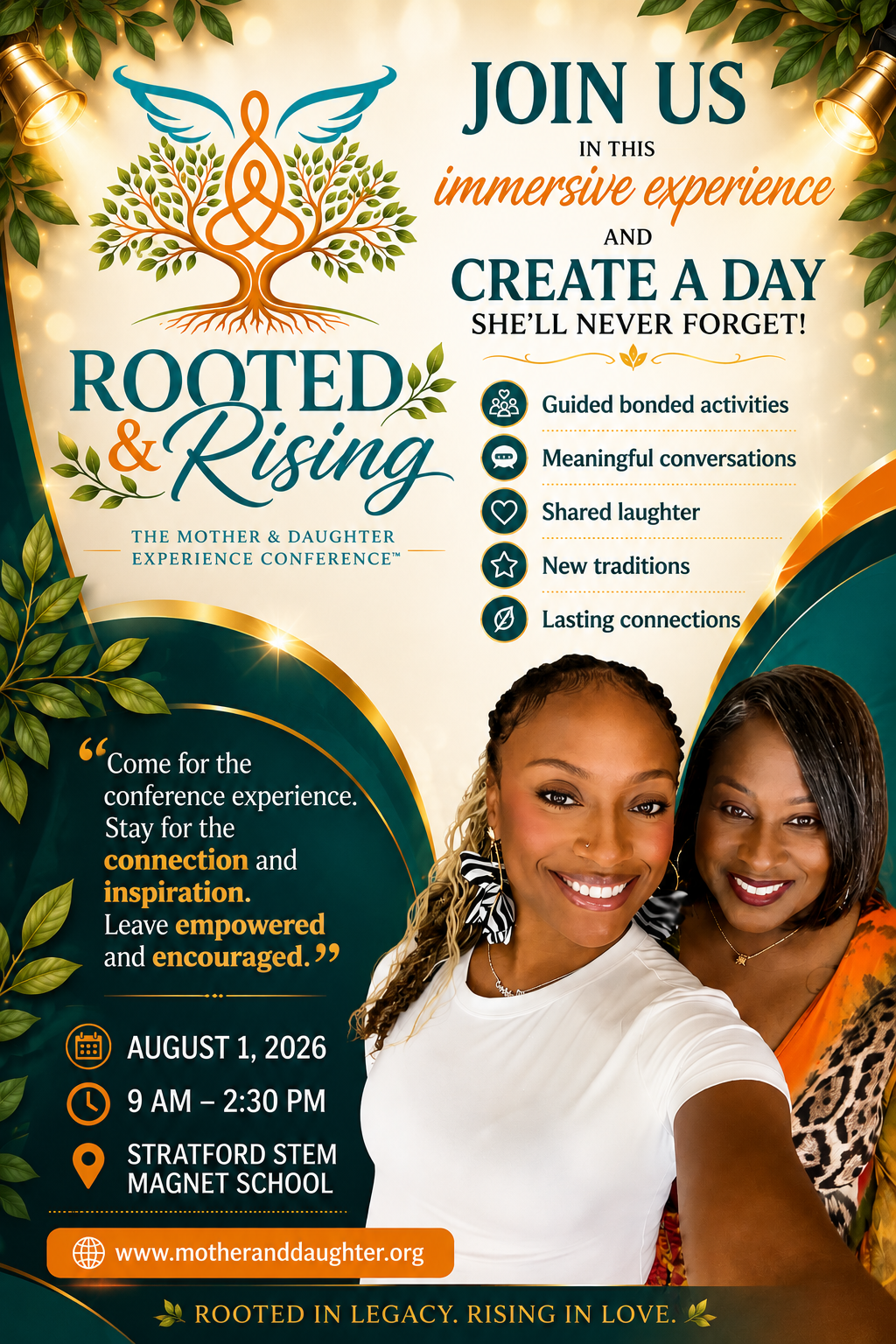 Campaign cover image for Rooted & Rising: The Mother & Daughter Experience Conference