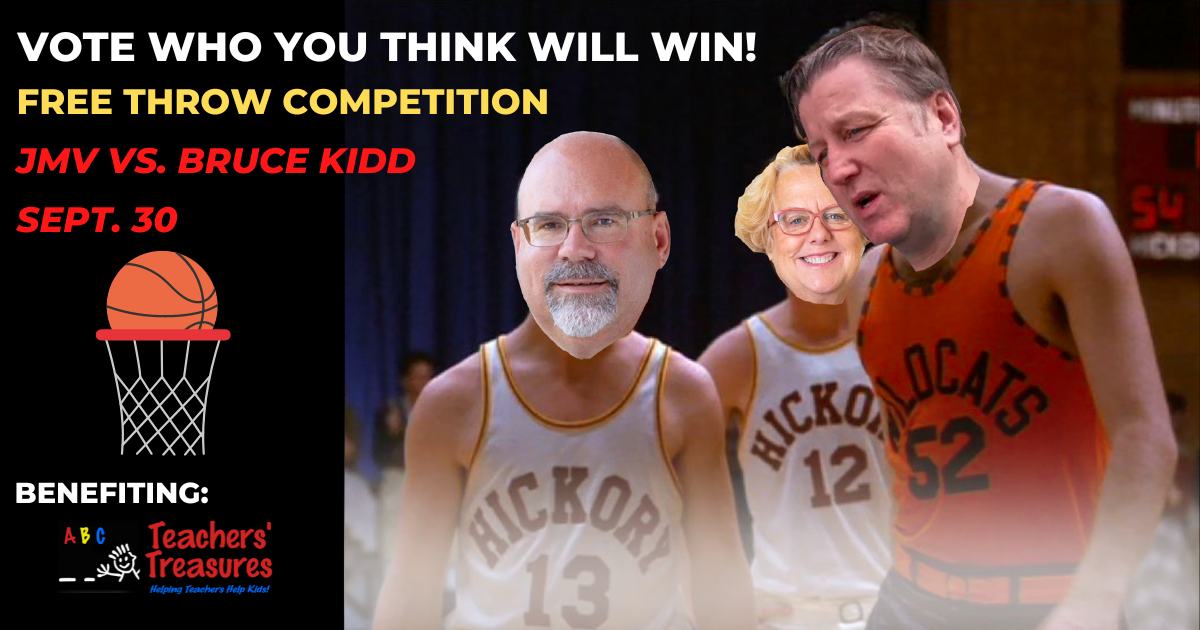 Campaign cover image for JMV vs. Bruce Kidd - Free Throw Shoot Off!