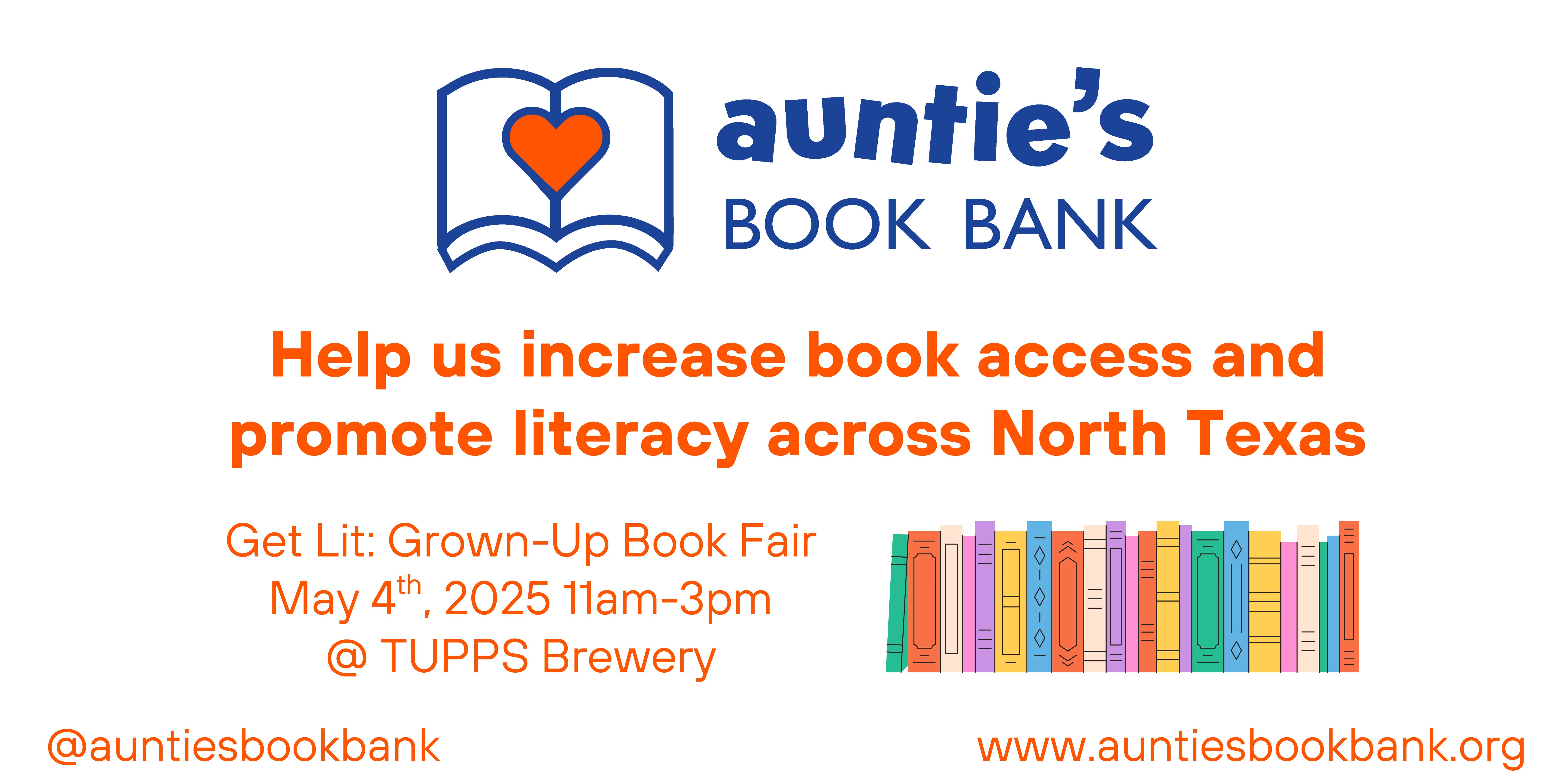 Campaign cover image for Auntie's Book Bank May 4th Fundraiser