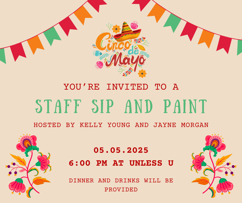 Campaign cover image for Staff Cinco de Mayo Sip and Paint - Hosted by Kelly Young and Jayne Morgan