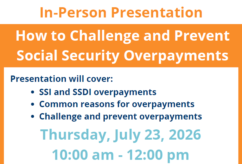 Campaign cover image for July 23, 2026 - How to Challenge and Prevent Social Security Overpayments